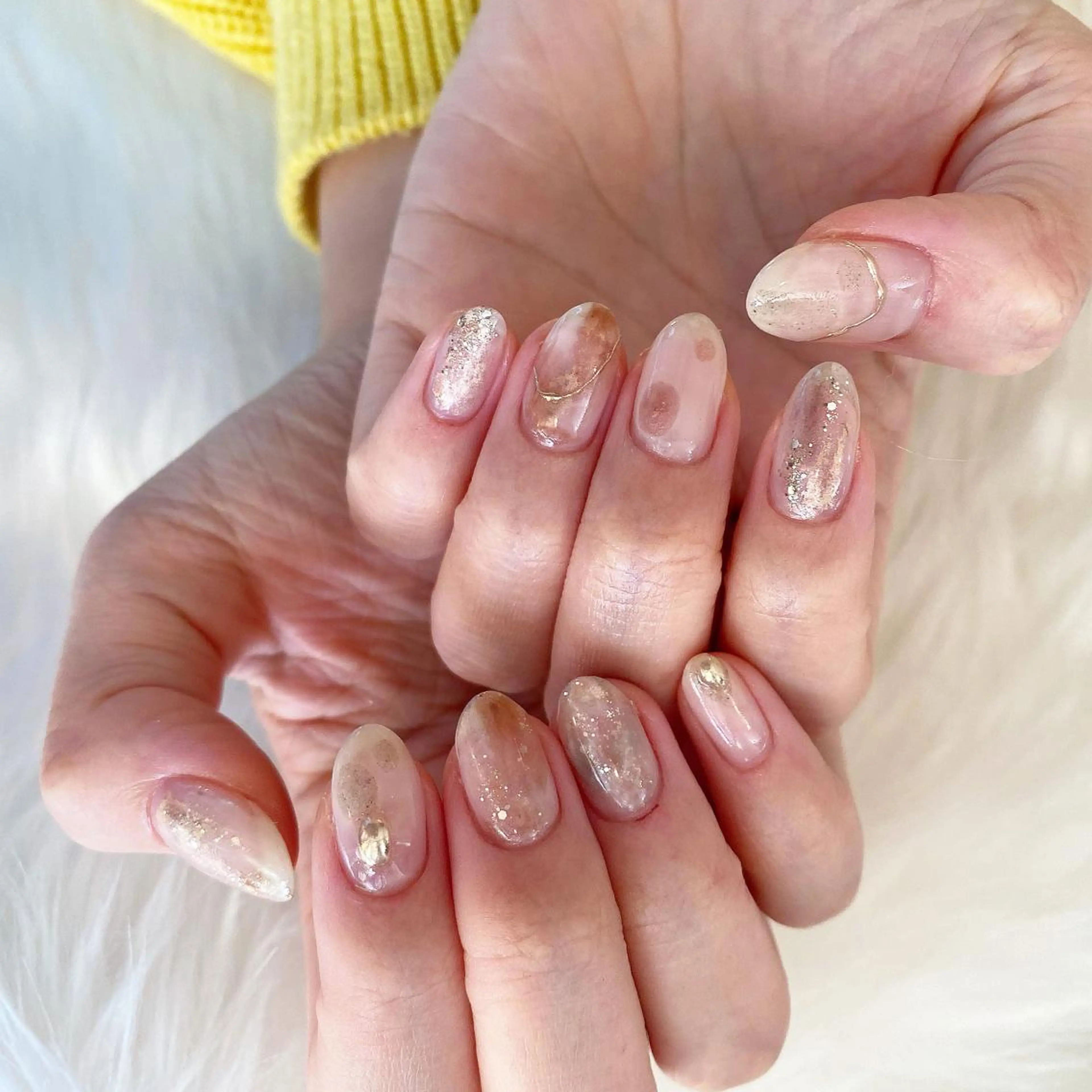 ネイル crystal ⭐︎ colorのネイルデザイン