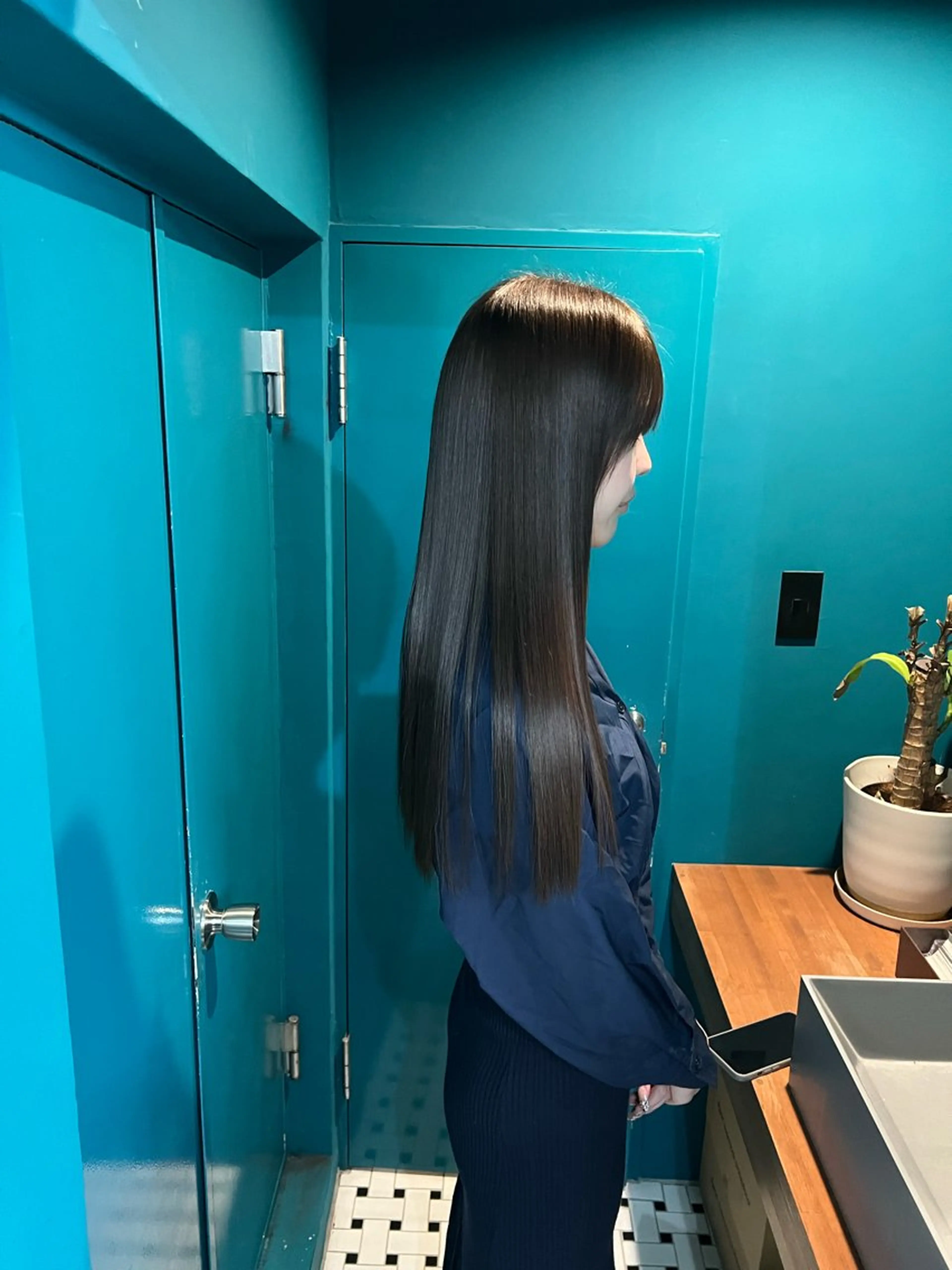 ロング カラー カット ヘアカラー トリートメント etora 渋谷所属・itaru/網紅ヘア 🇨🇳ケラチンTRのヘアスタイル
