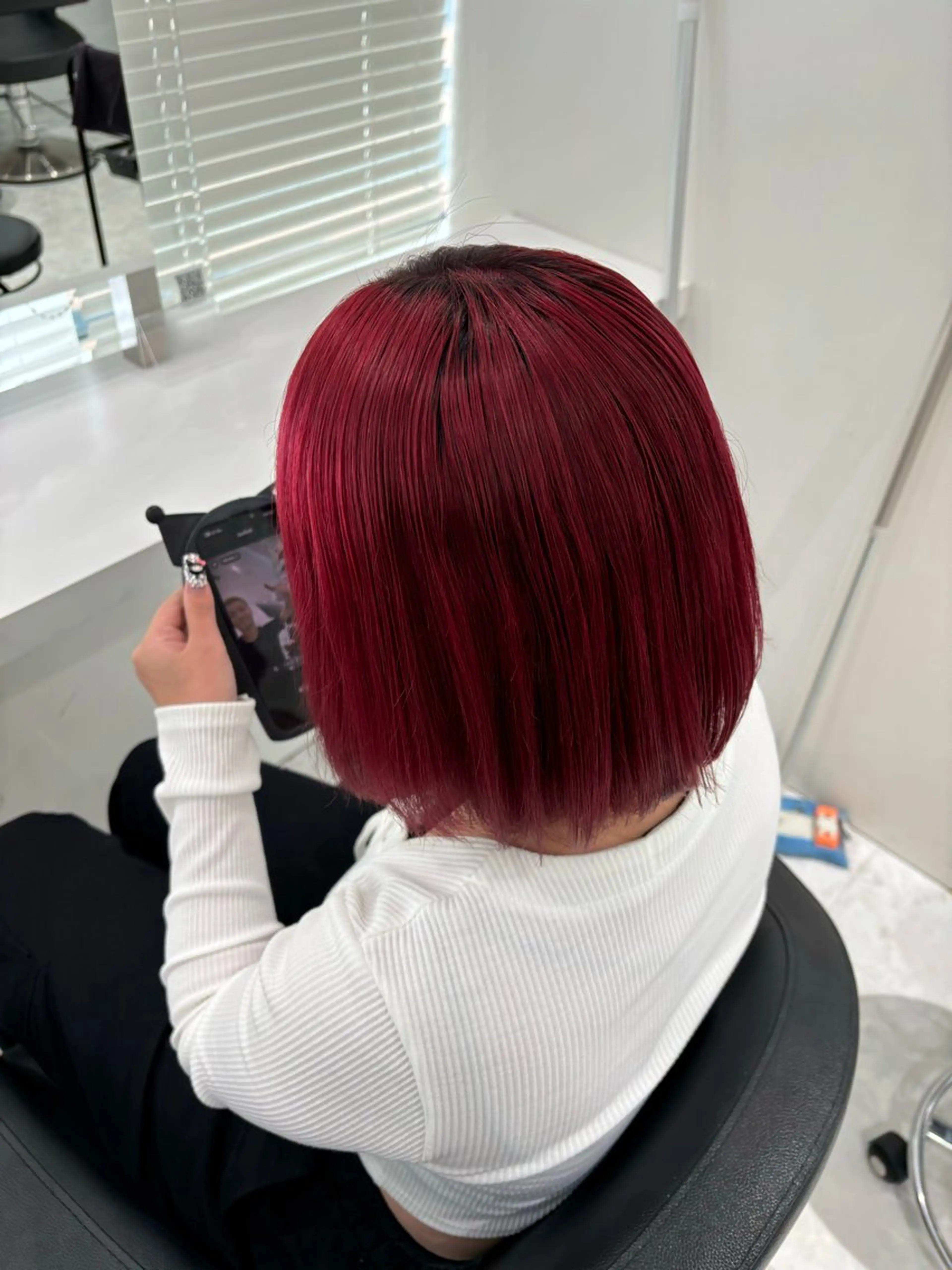セミロング カラー ヘアアレンジ ブラウンカラー 透明感カラー オレンジ ピンクカラー トリートメント ヘアカラー トリートメント ヘッドスパ ヘアセット ブリーチなし暖色🥀 レイヤーカットひのきのヘアスタイル