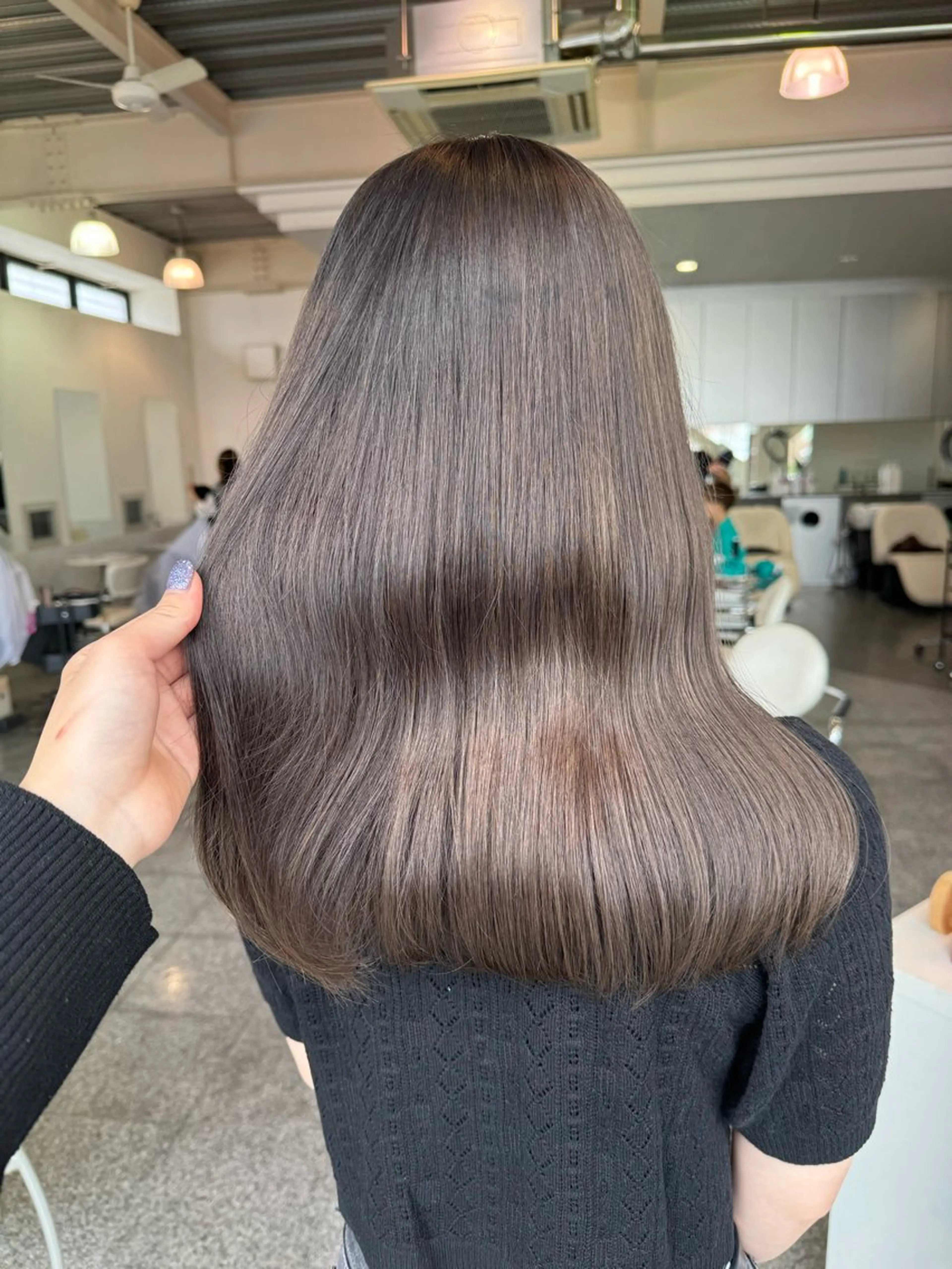 ロング カラー カット ヘアカラー トリートメント 🎀ヒシダアキ /taboo🎀のヘアスタイル