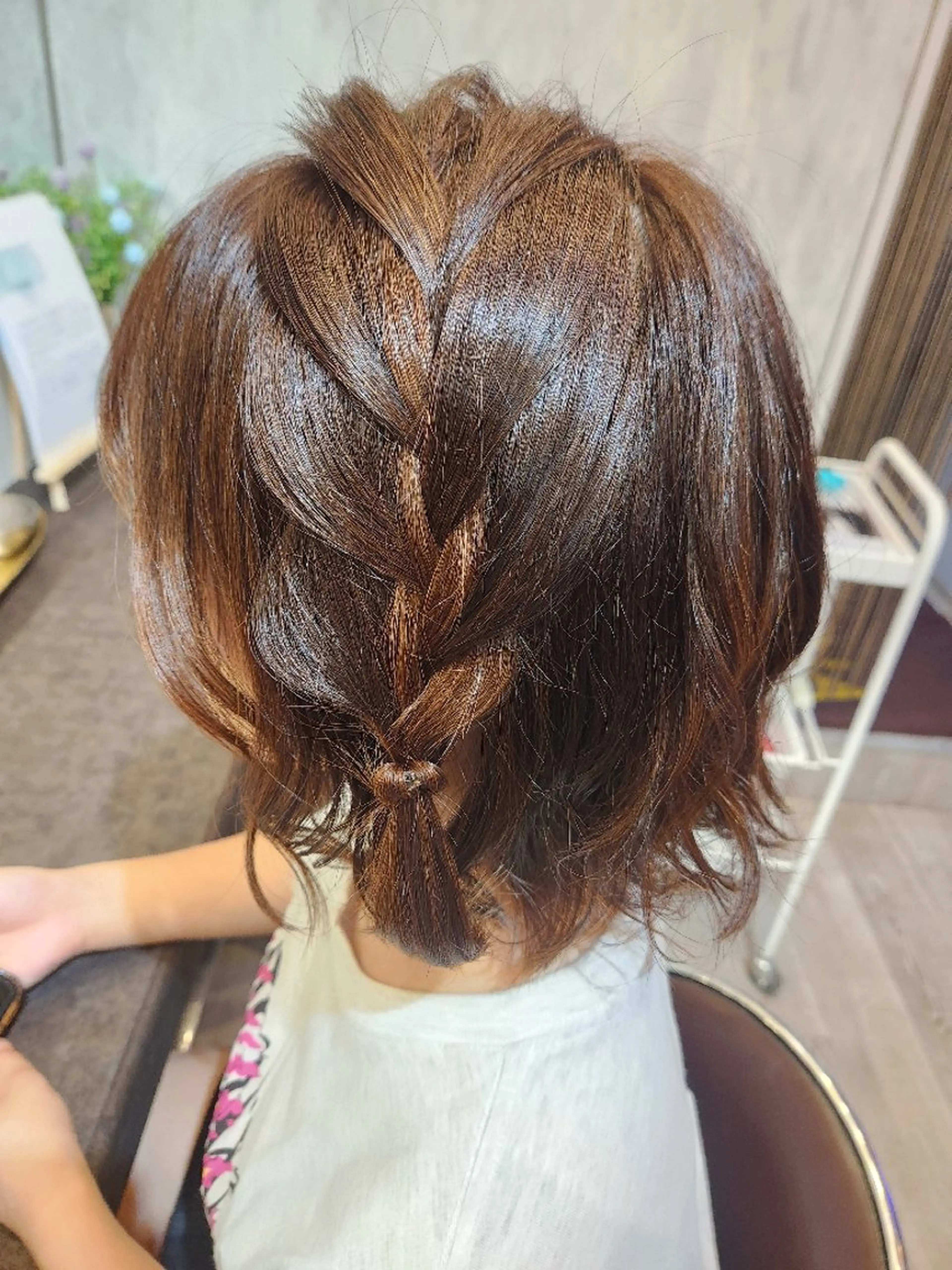 ショート ヘアアレンジ ヘアセット サロンソレイユ(マツ エク/ヘアセット)のヘアスタイル