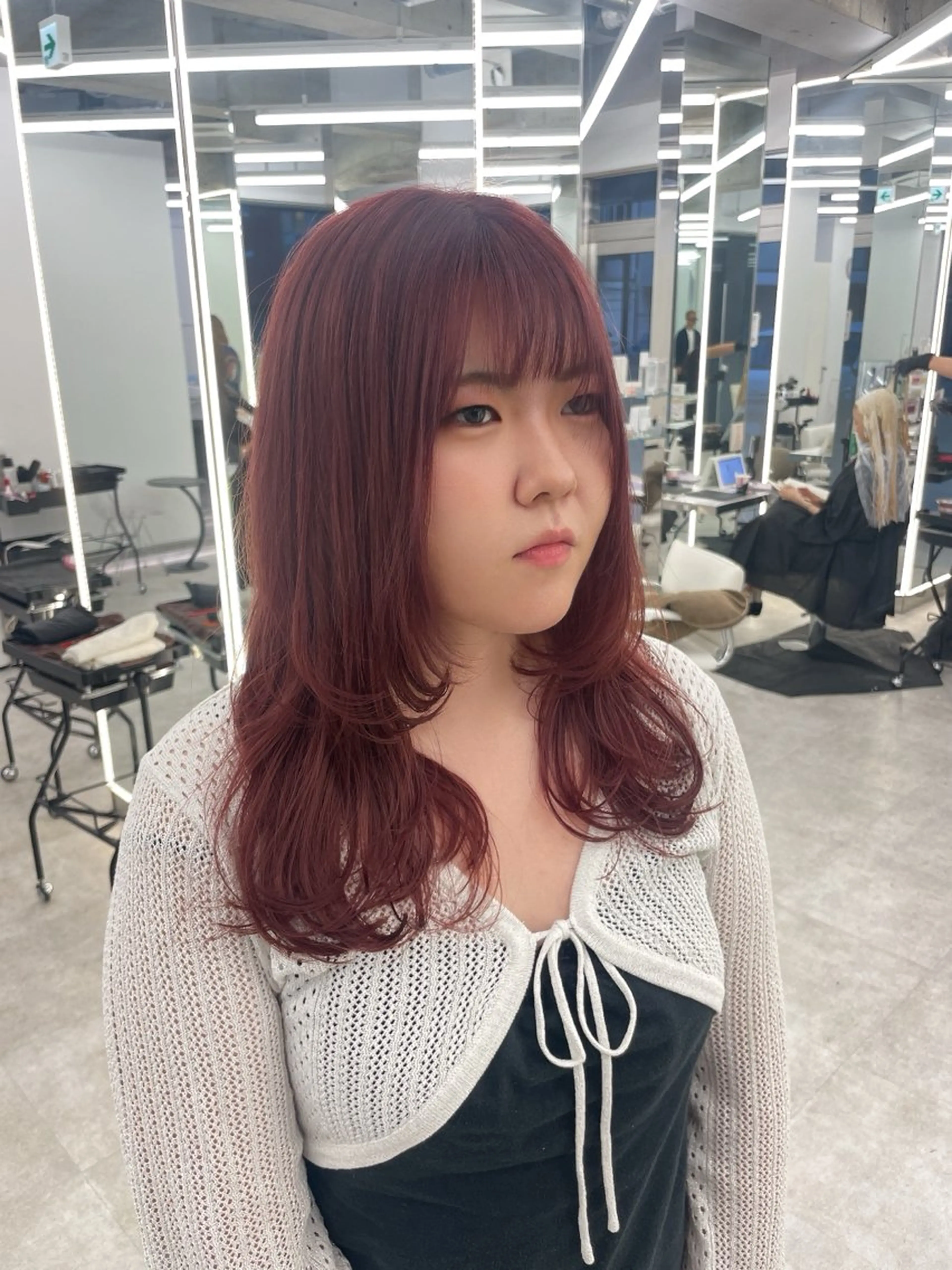 ロング カラー ヘアアレンジ ヘアカラー トリートメント 【Brown】おじま のぞみのヘアスタイル