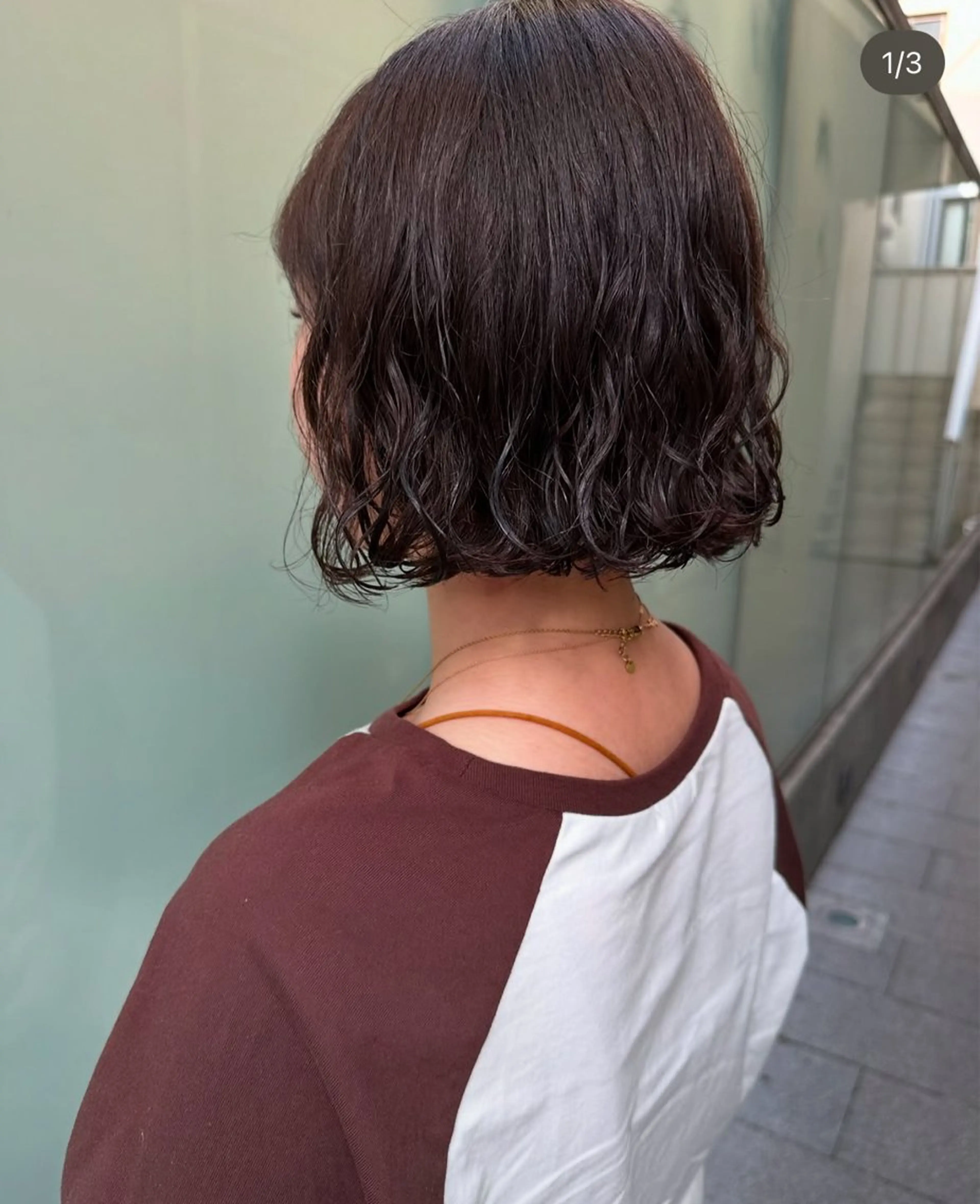 🌀カット＋パーマ🌀お洒落な雰囲気を出したい、セットを楽に可愛くなりたい❣️髪質に合わせたパーマで柔らかいパーマに💫の写真
