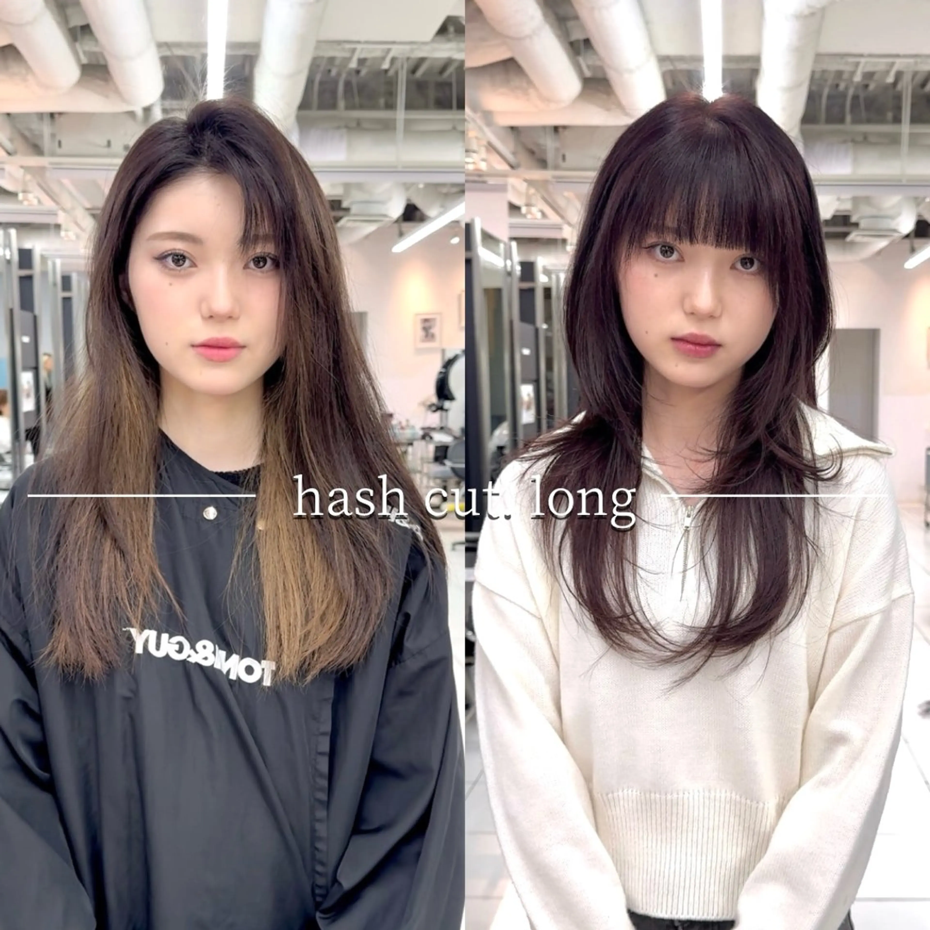 ロング ミディアムレイヤー/ ロングレイヤー堀匠吾のヘアスタイル