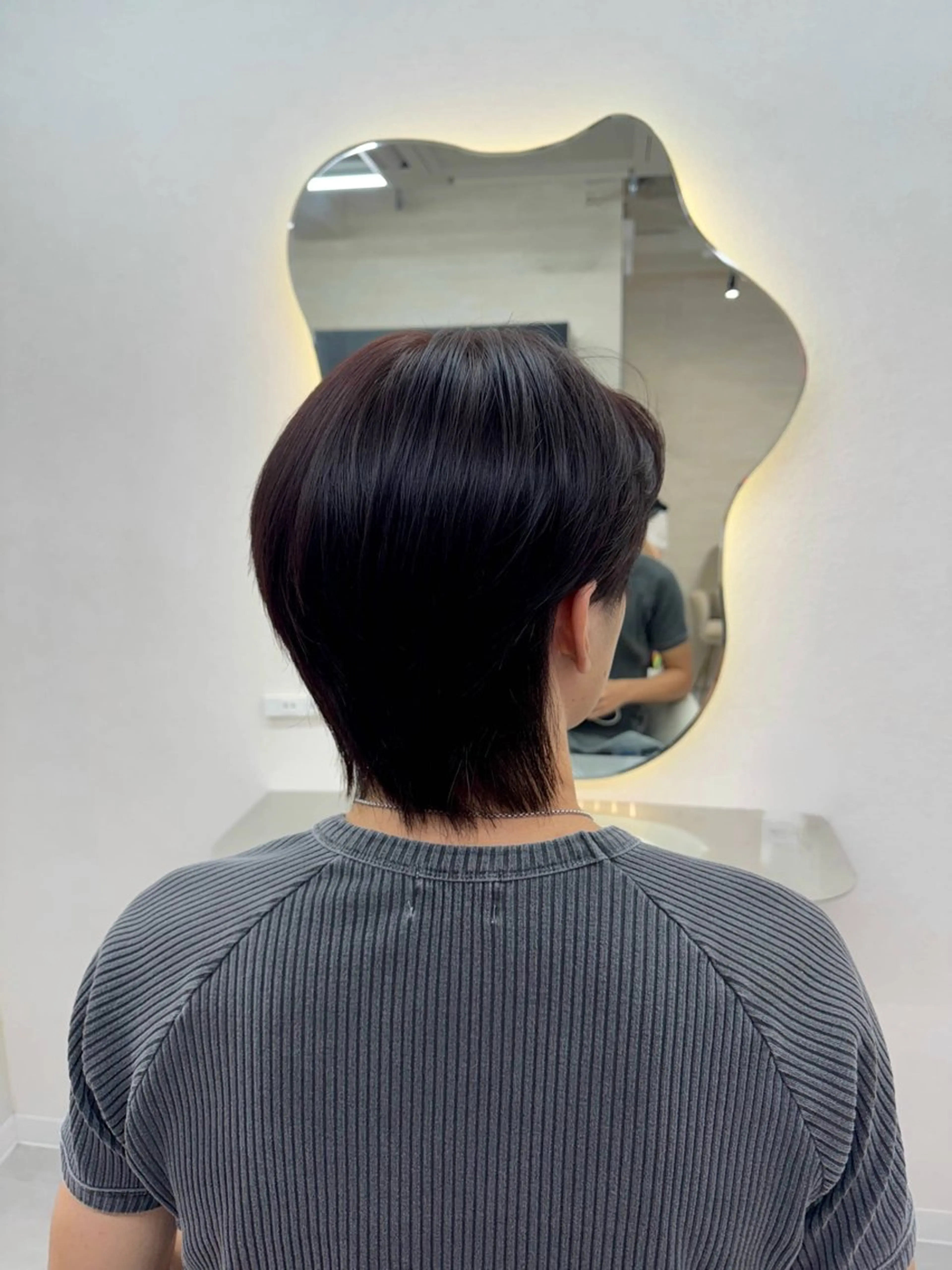 ショート メンズ ヘアカラー 韓国 透明感 🪽あんじぇ【池袋】のヘアスタイル