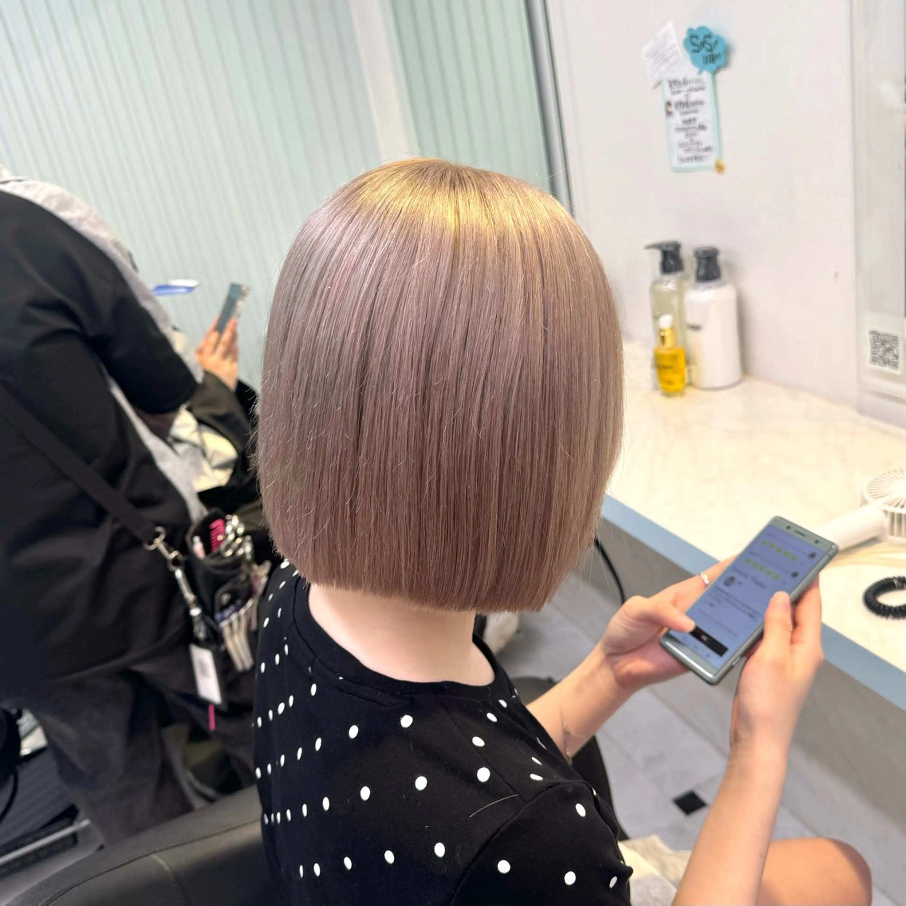 ミディアム カラー ヘアカラー トリートメント ヘッドスパ ヘアセット 暖色🩷透明感カラー ♡Maika♡のヘアスタイル