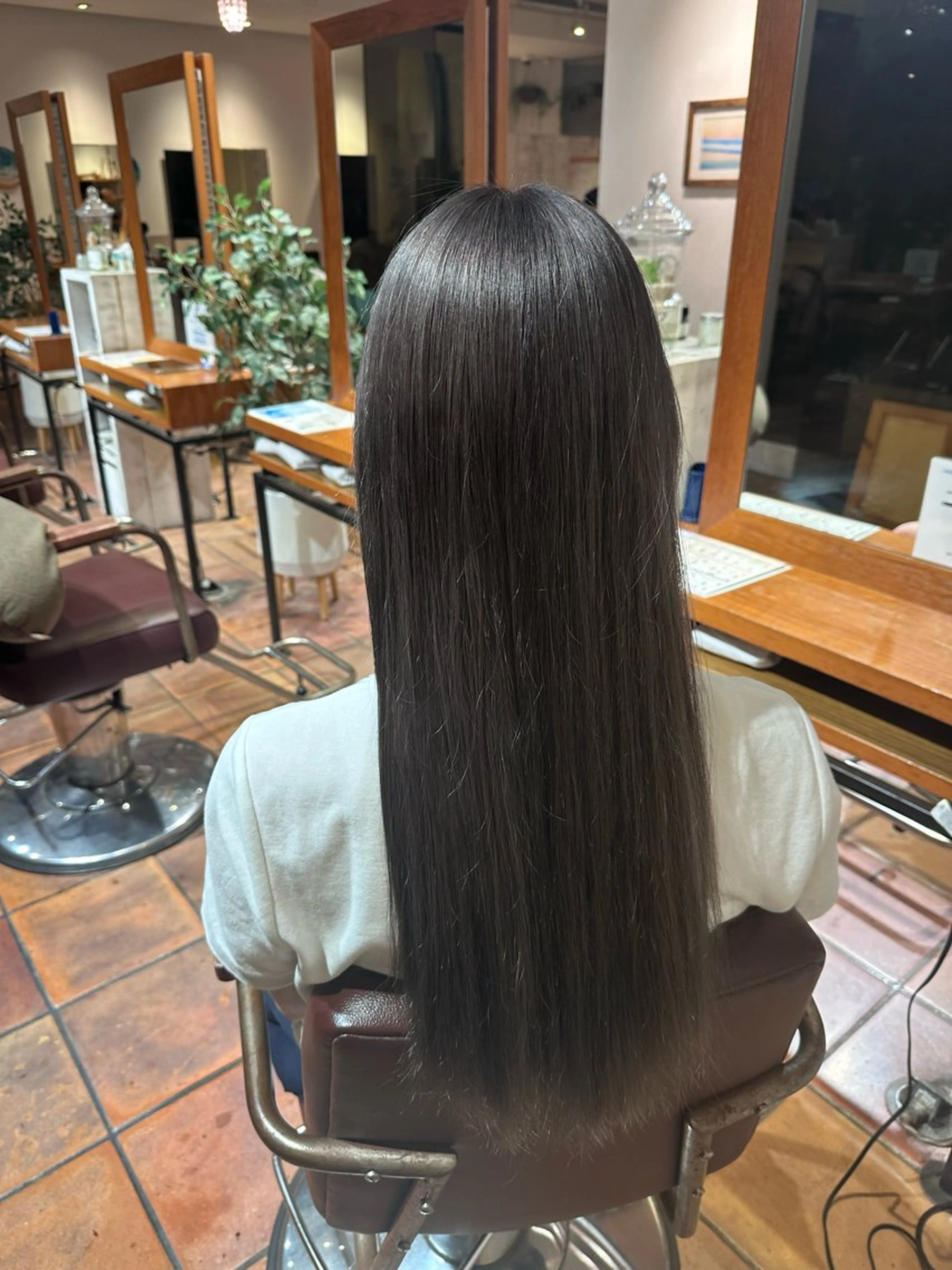 ロング カラー アッシュ アッシュグレー アッシュグレージュ 透明感カラー グレージュ Rio 🫧金沢文庫のヘアスタイル