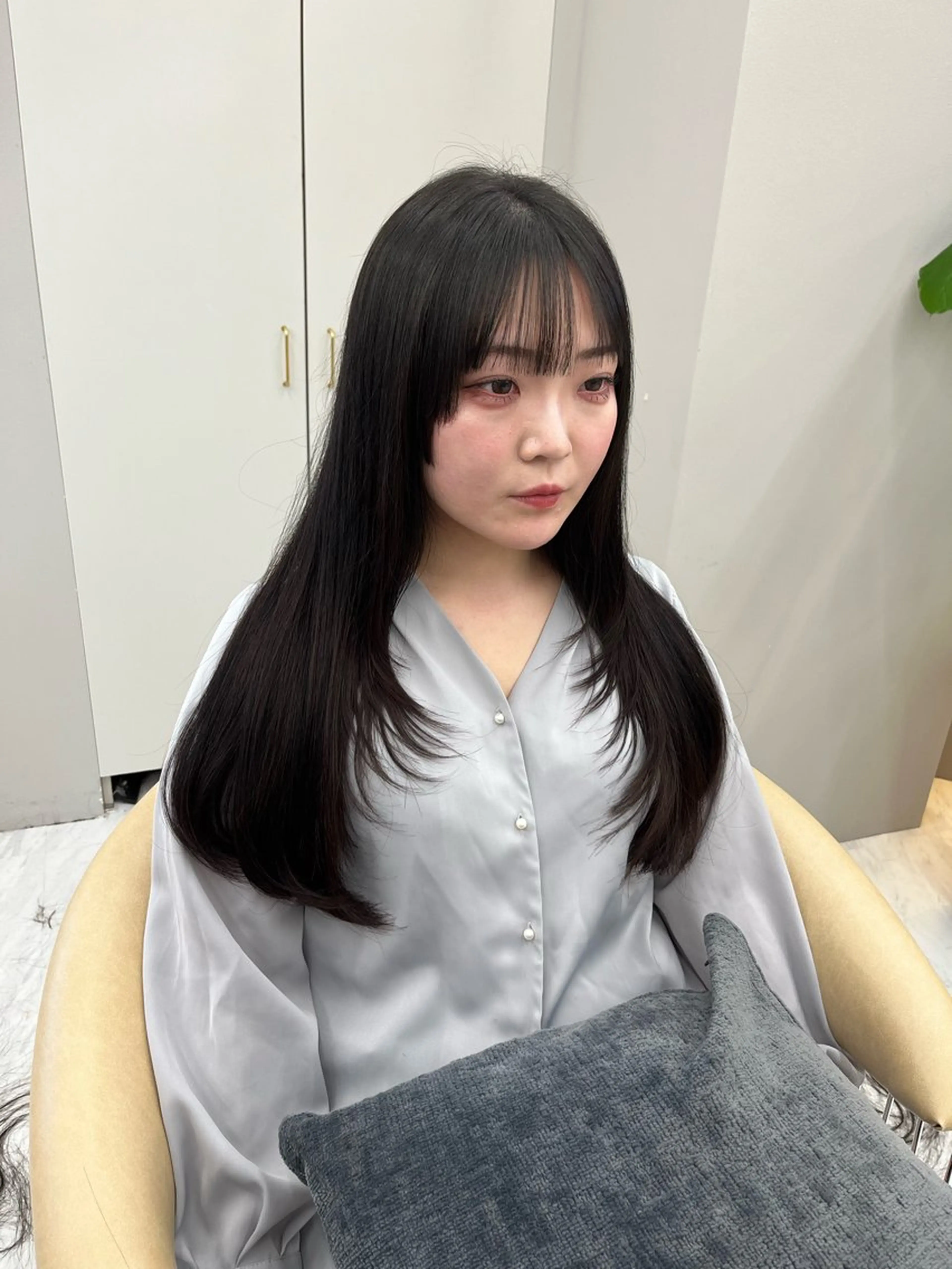 ショート カラー 池袋/韓国風レイヤー 髪質改善【ugen】のヘアスタイル