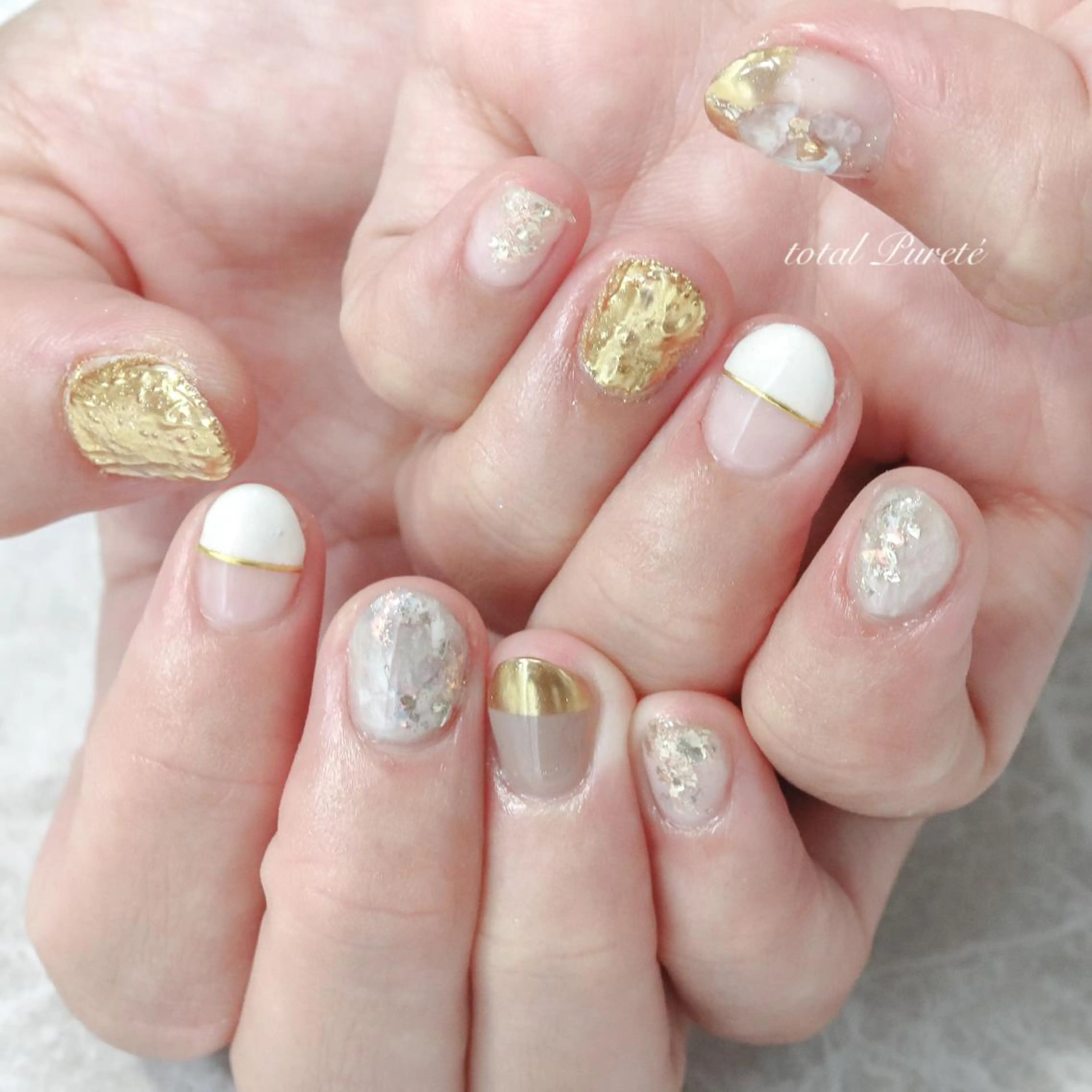 ネイル ハンドネイル nailsalon Puretéのネイルデザイン