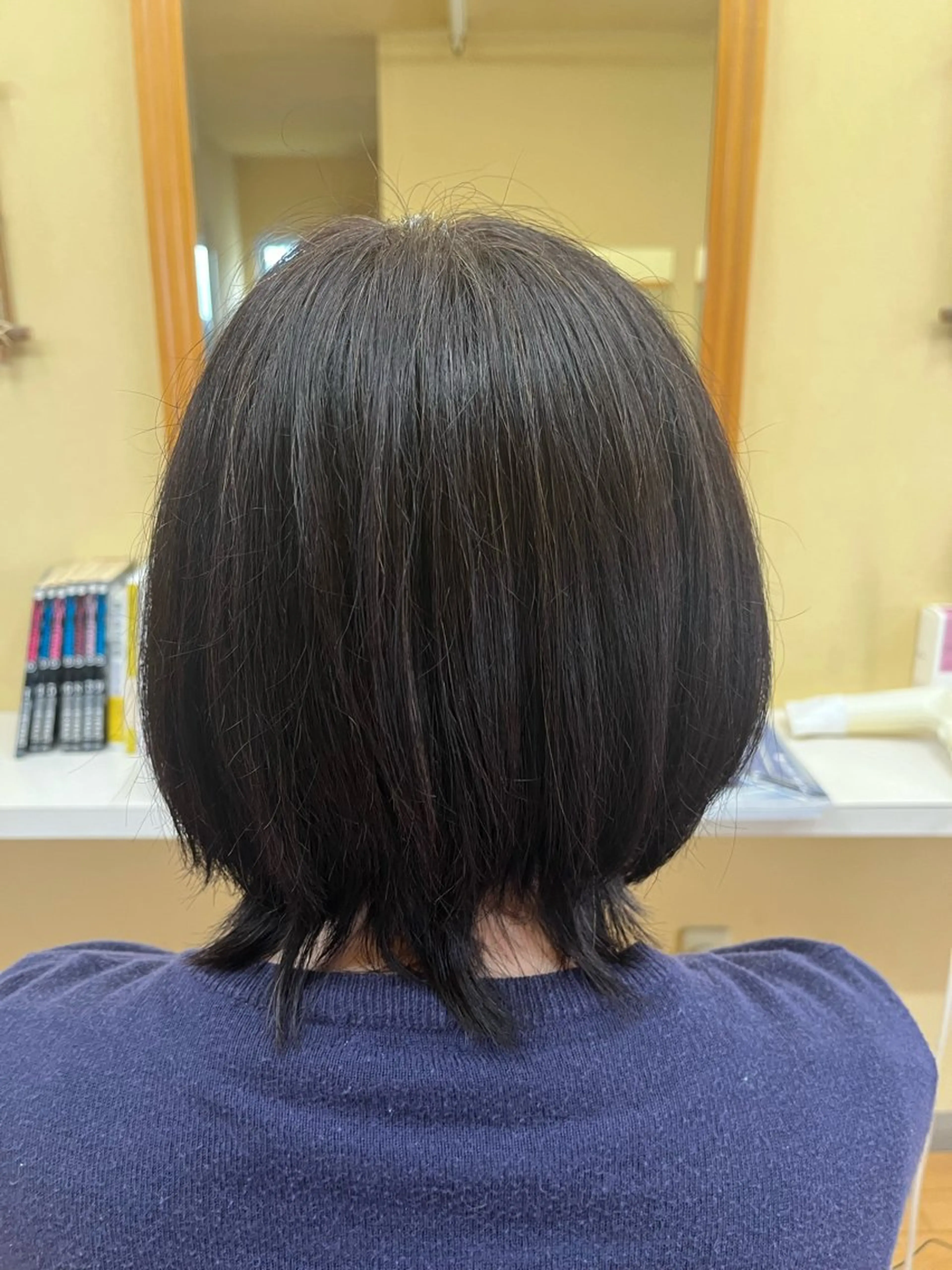 ミディアム カラー 美容室　結女所属・キクチ ハルナのヘアスタイル