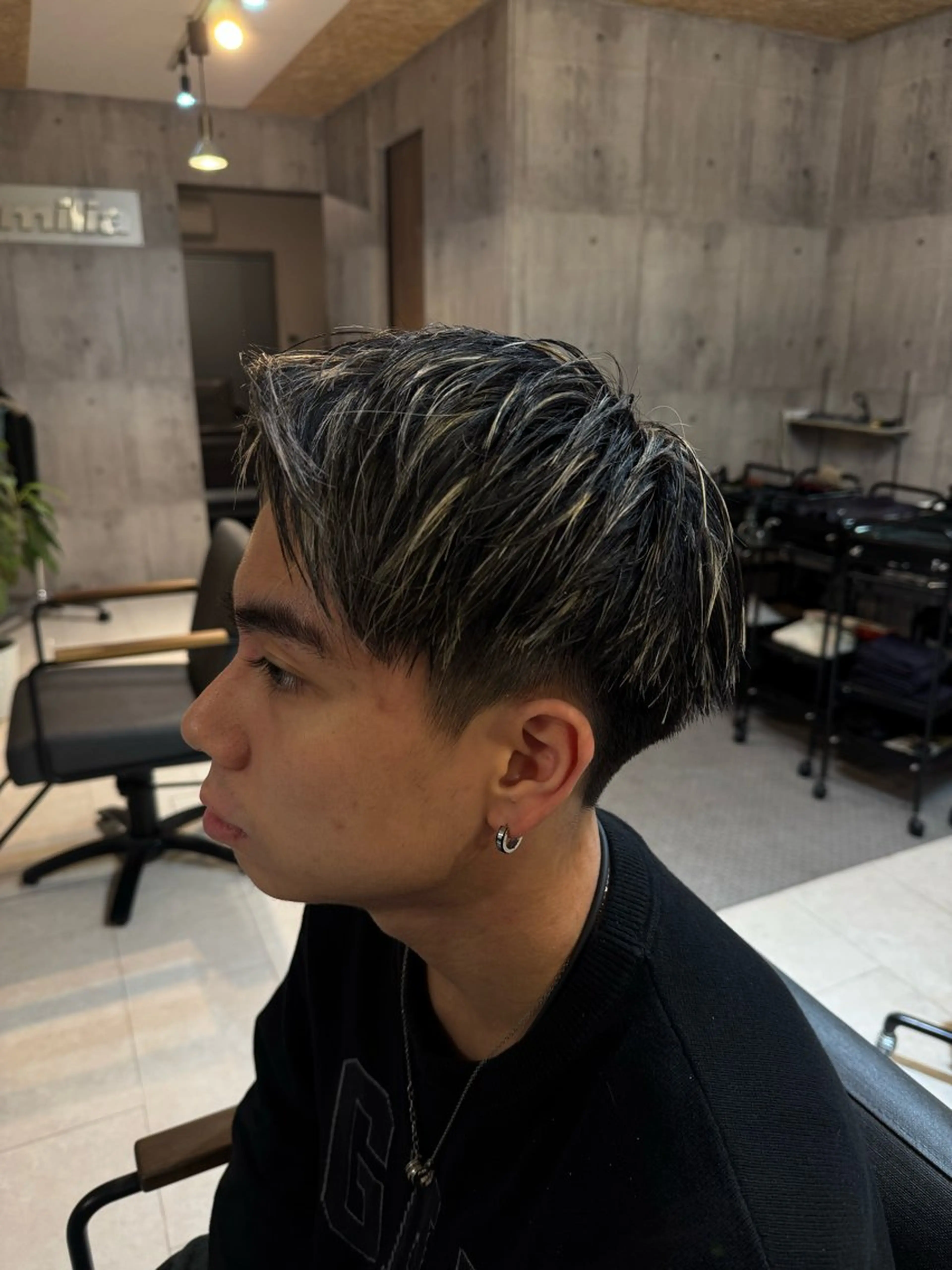 ショート カラー メンズ ヘアカラー 坂井 琉生のヘアスタイル