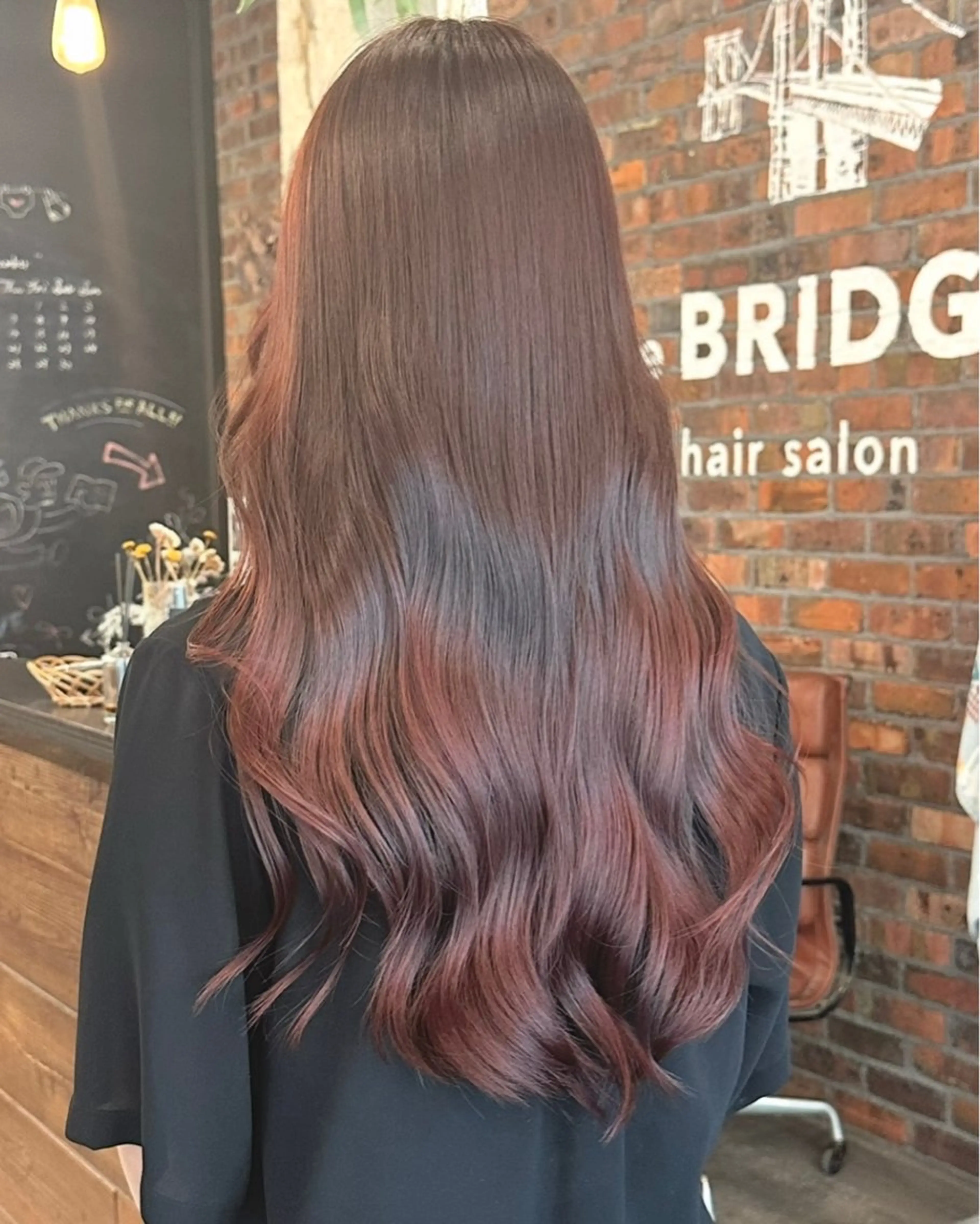 ロング カラー ヘアカラー トリートメント 村田 来倖のヘアスタイル