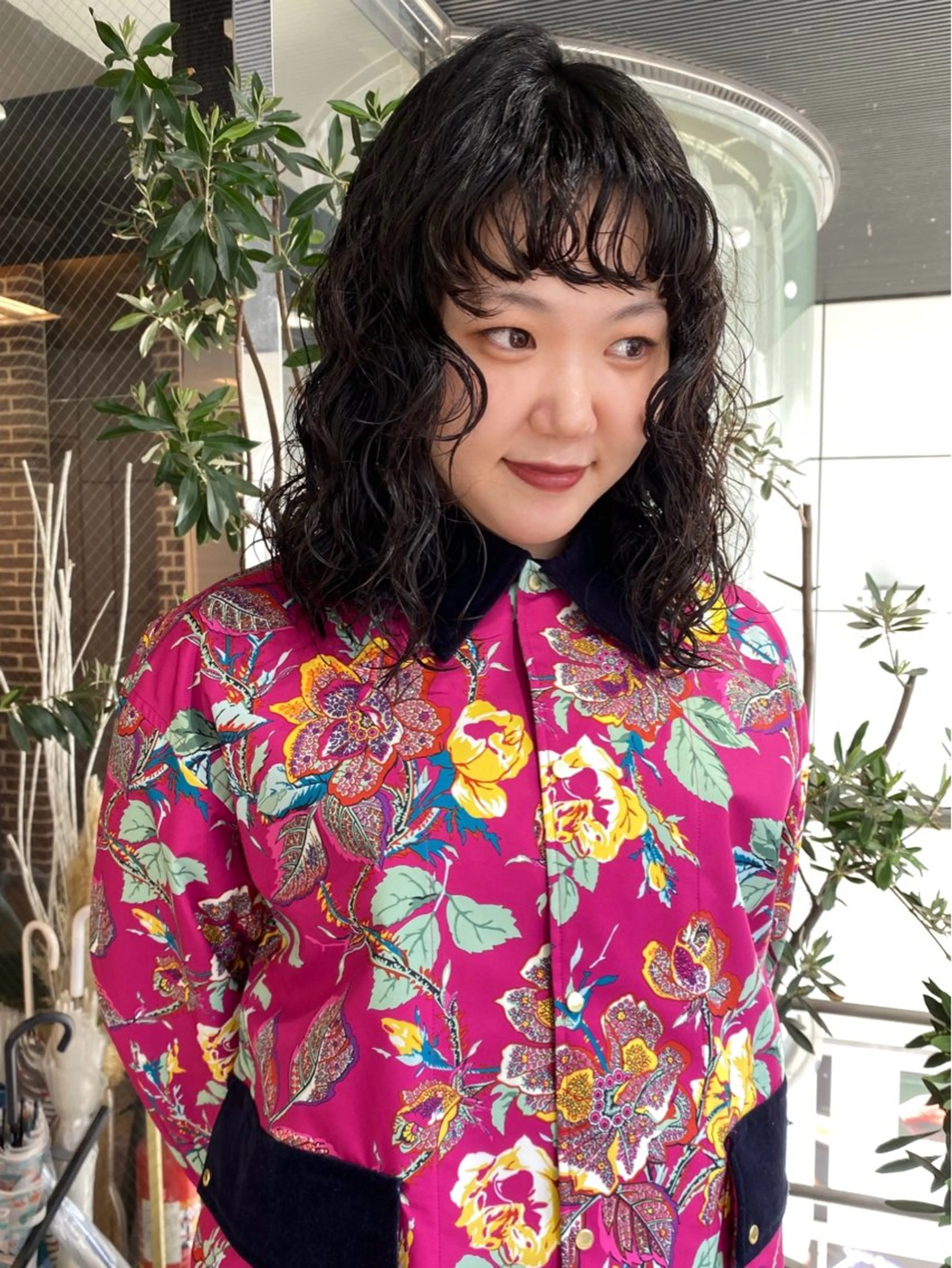 パーマ 髪質改善 ウルフカット 酸性ストレート ストレートパーマ カット パーマ トリートメント ヘッドスパ 似合わせカット パーマ/コトミ🐸のヘアスタイル