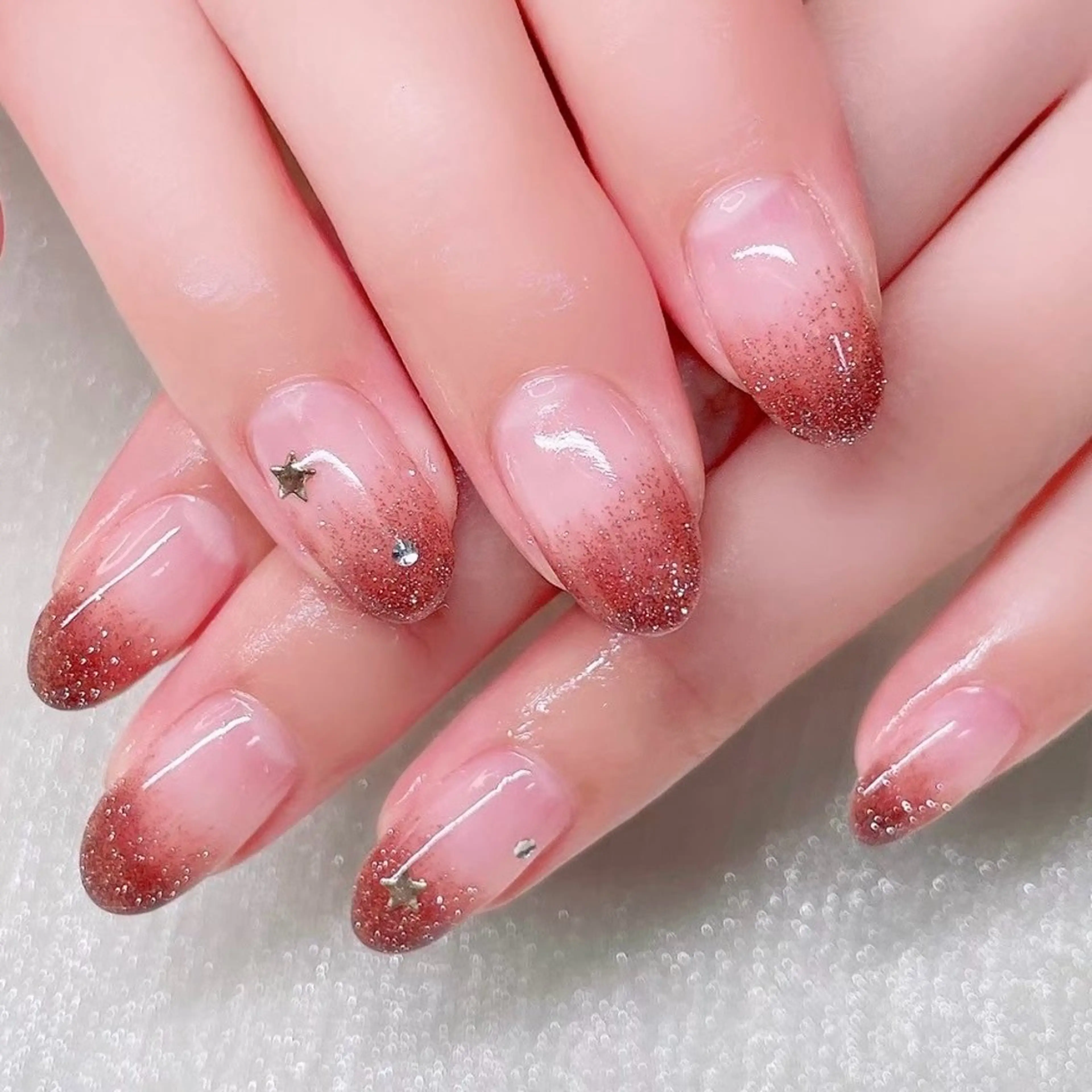 ネイル ストーンネイル ハンドネイル Nailist SUZU所属・Nailist suzuのネイルデザイン