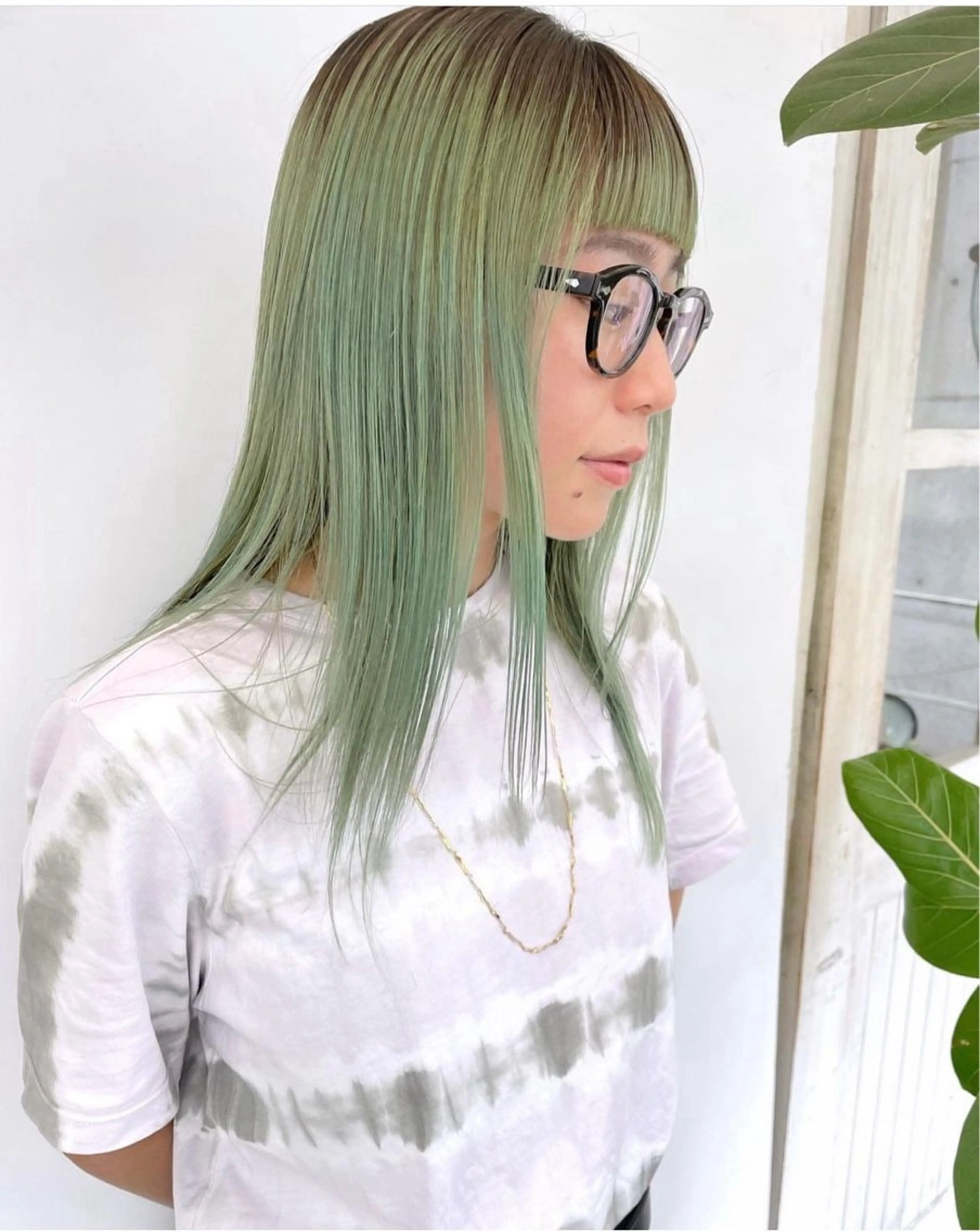カラー ブリーチ ダブルカラー ヘアカラー デザイン/ブリーチ ♡MIYUU♡のヘアスタイル