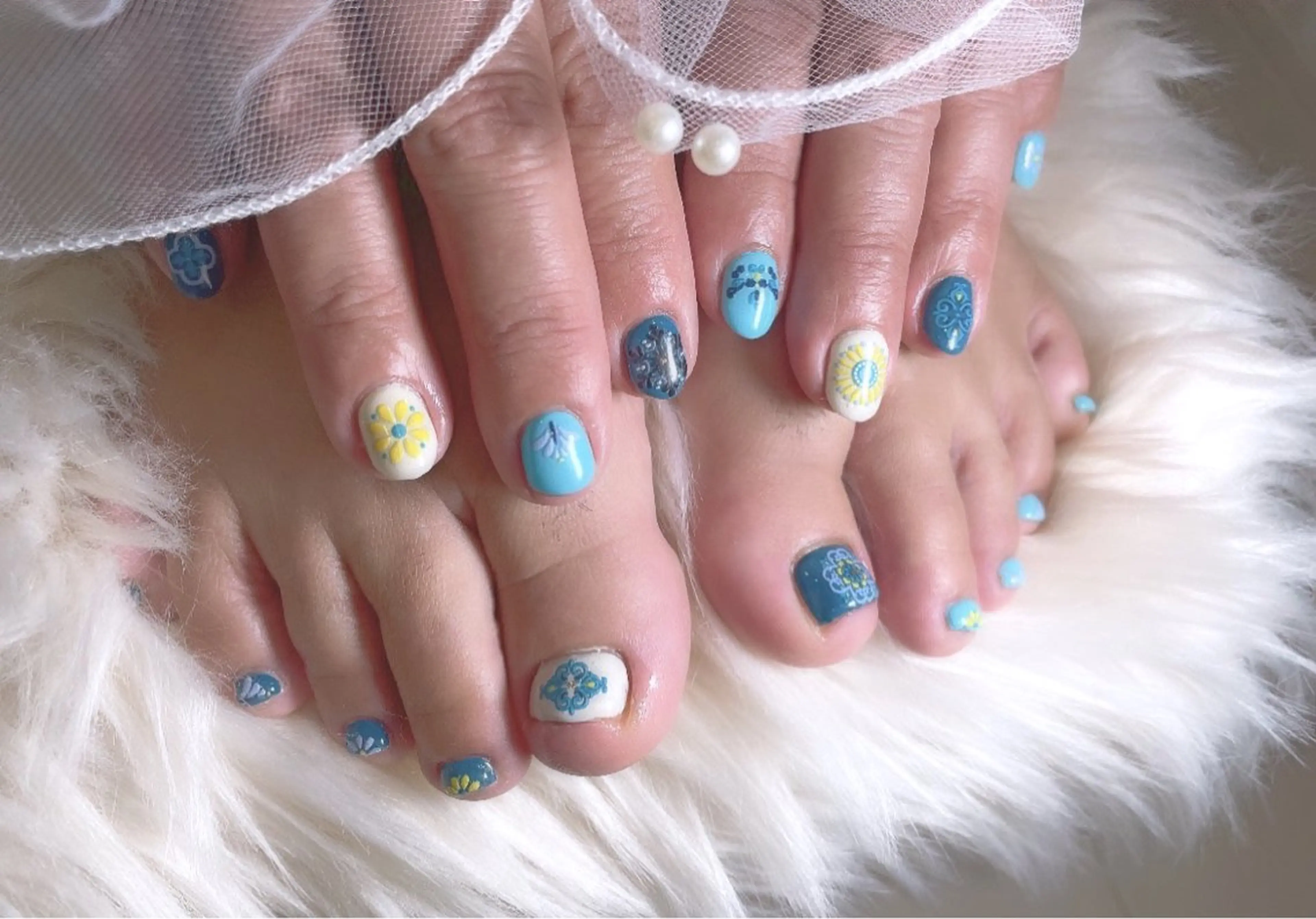 ネイル フットネイル nails bunnyのネイルデザイン