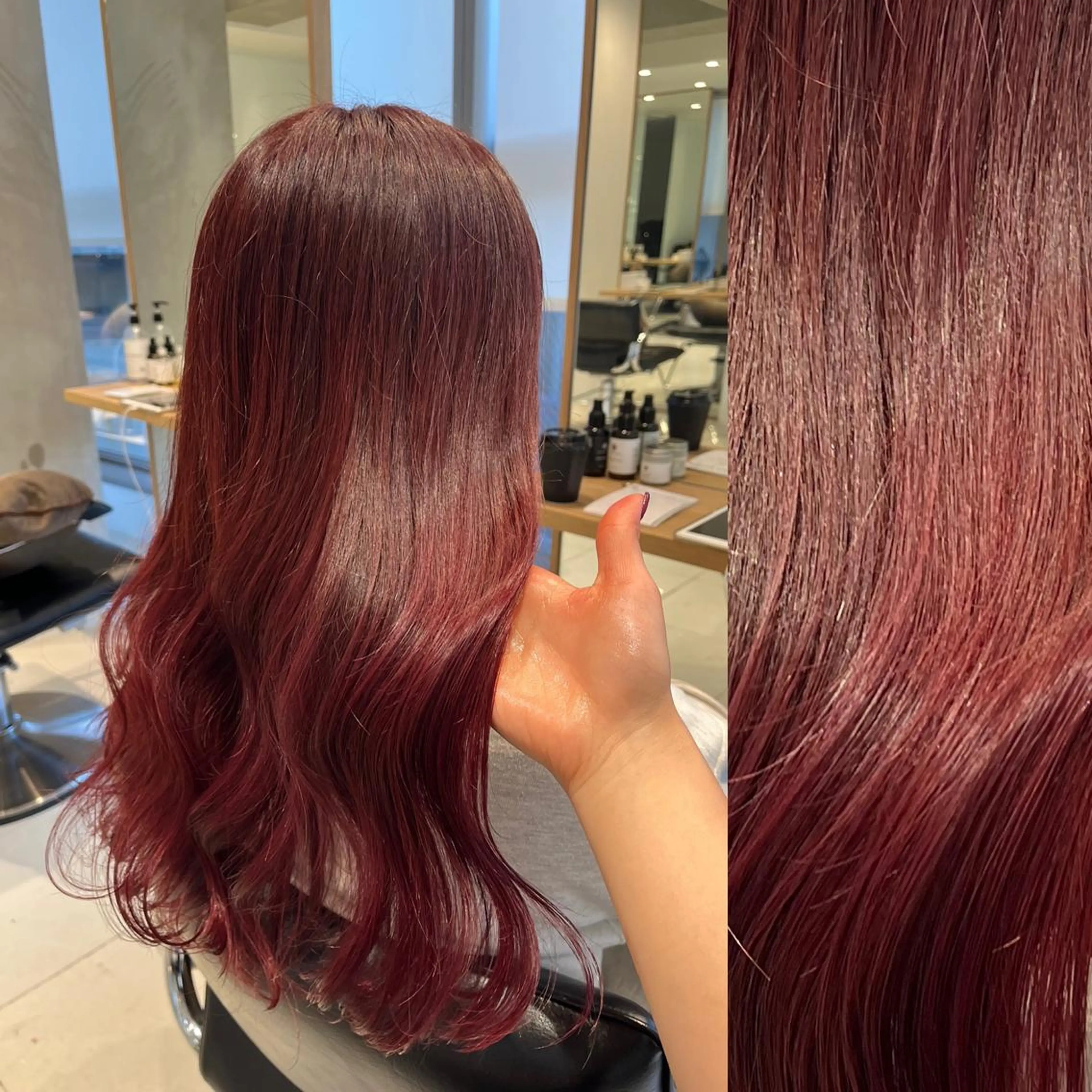 ロング カラー ヘアアレンジ 成人式 ベージュカラー ブリーチ ブラウンカラー ケアブリーチ ヘアカラー トリートメント ヘアセット 《暖色カラー特化》 ◎RUKI.のヘアスタイル