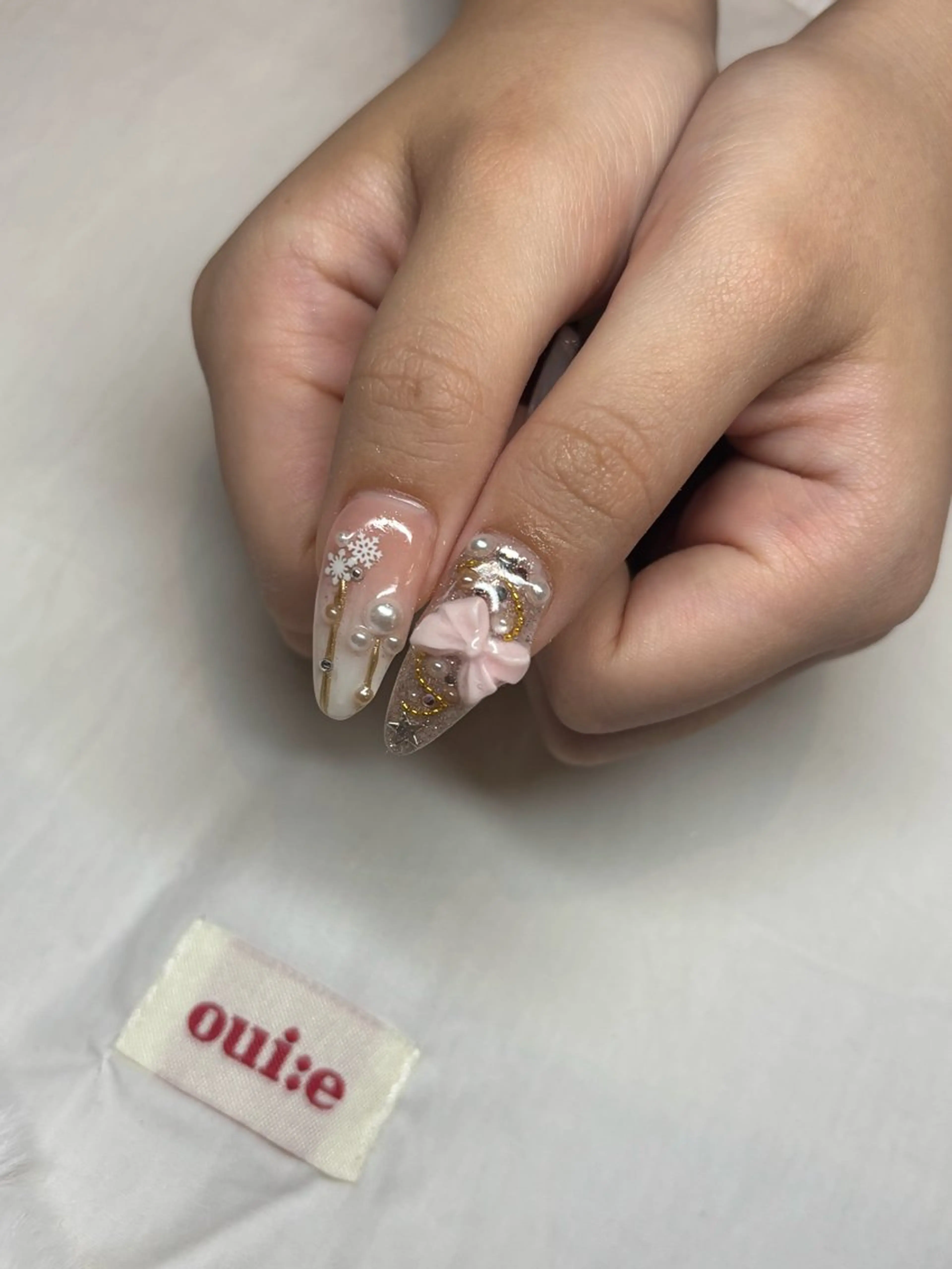 ネイル ハンドネイル 倫実/スカルプ /ガーリー/個性派のネイルデザイン