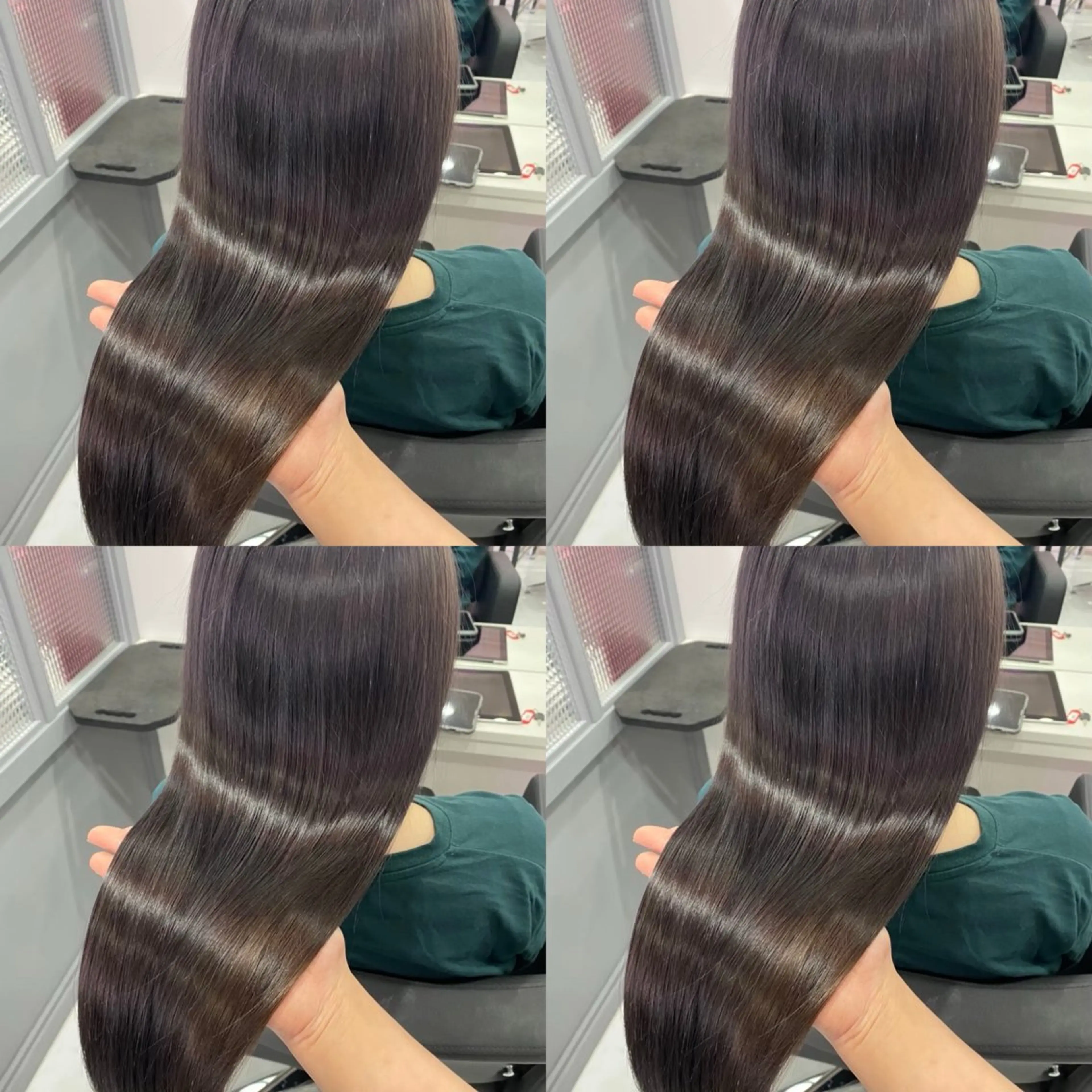 ロング カラー アッシュ アッシュグレー 髪質改善 カット ヘアカラー トリートメント 韓国レイヤー× 髪質改善✨店長/純大のヘアスタイル