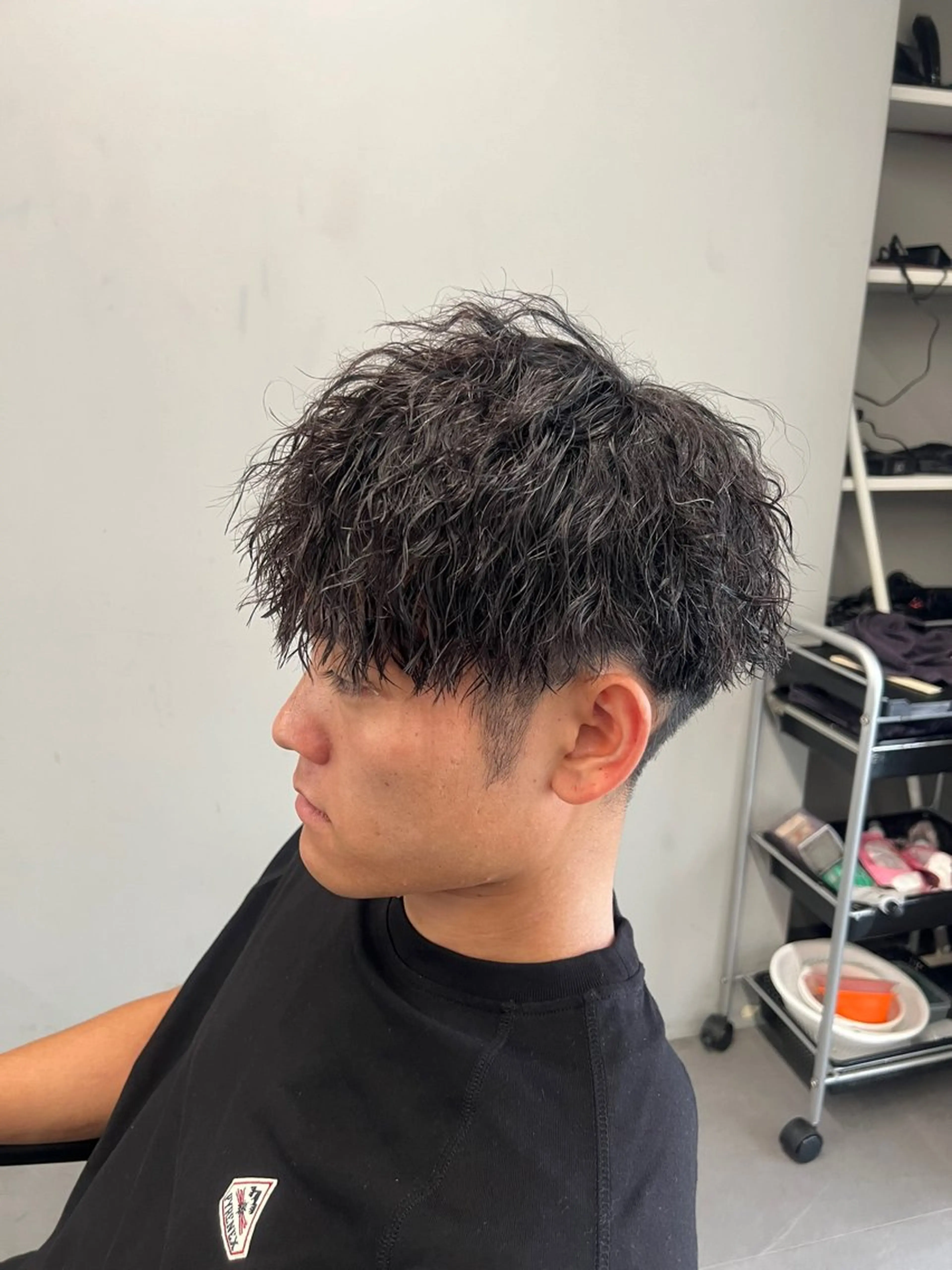 パーマ メンズ 立川/過去1の毛流れ パーマ/しゅーとのヘアスタイル