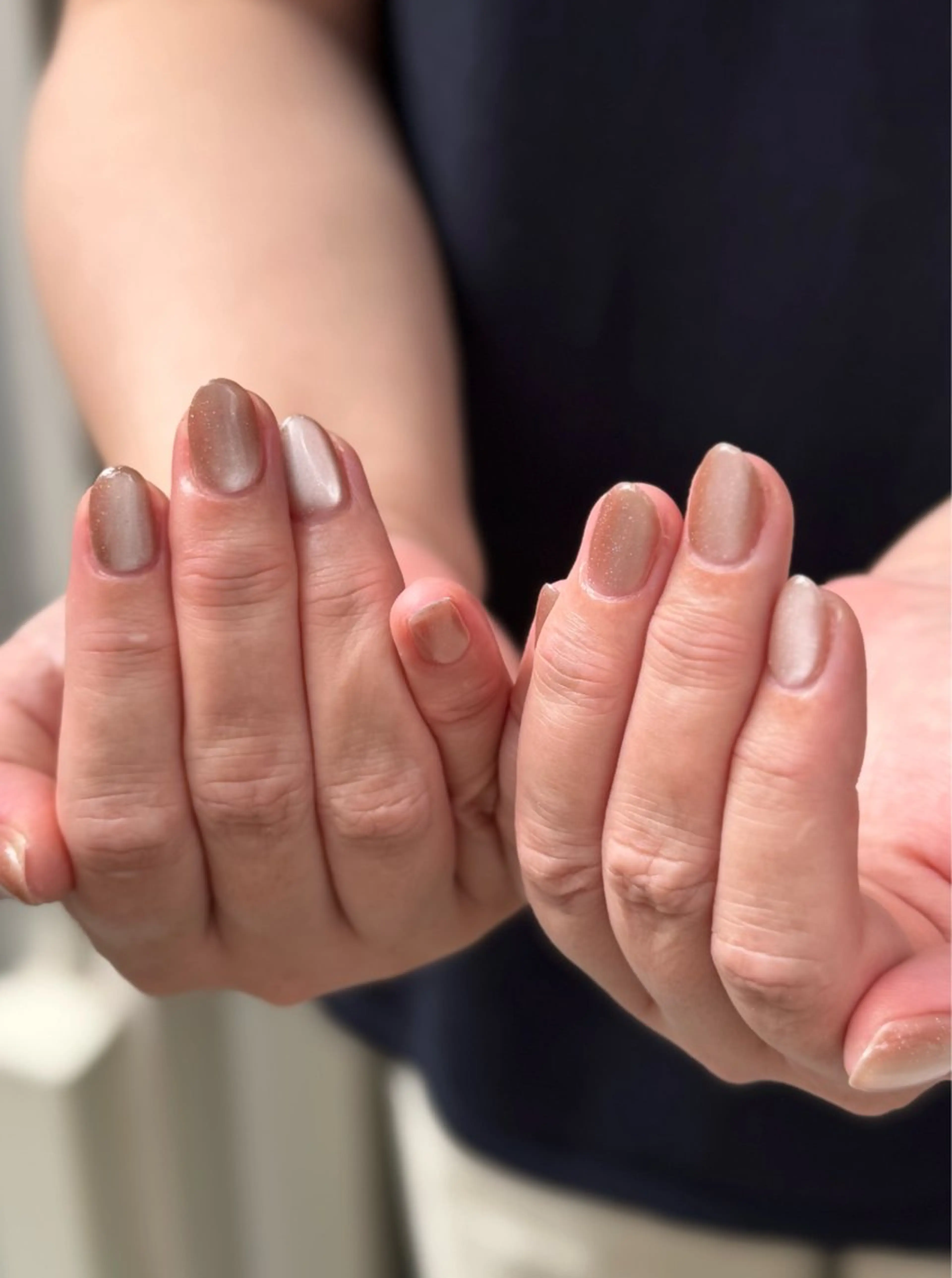 ネイル マグネットネイル マグネットワンカラー ワンカラーネイル ハンドネイル filonnail momoeのネイルデザイン