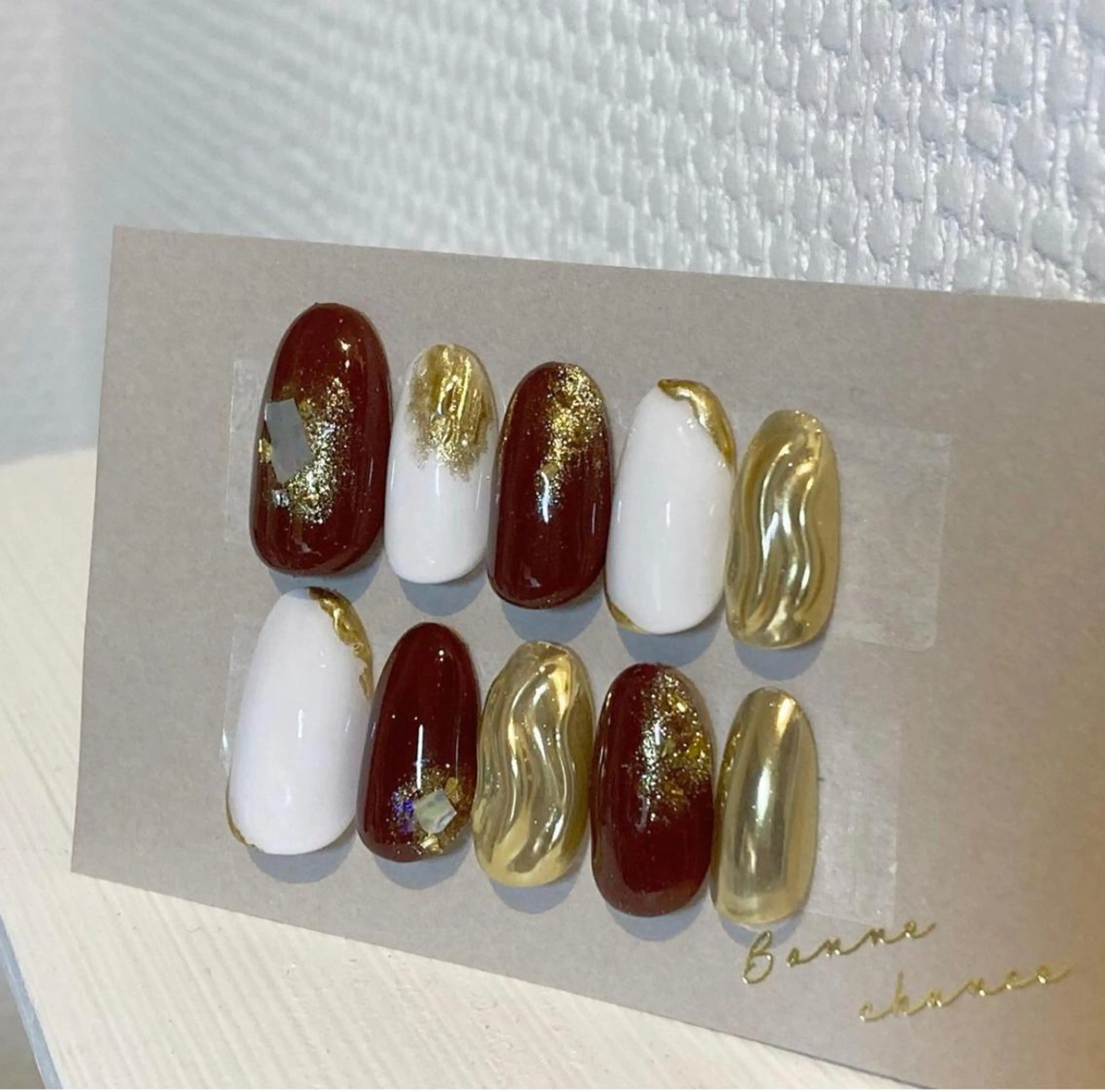 ネイル ミルフィーユ /Tomoeのネイルデザイン