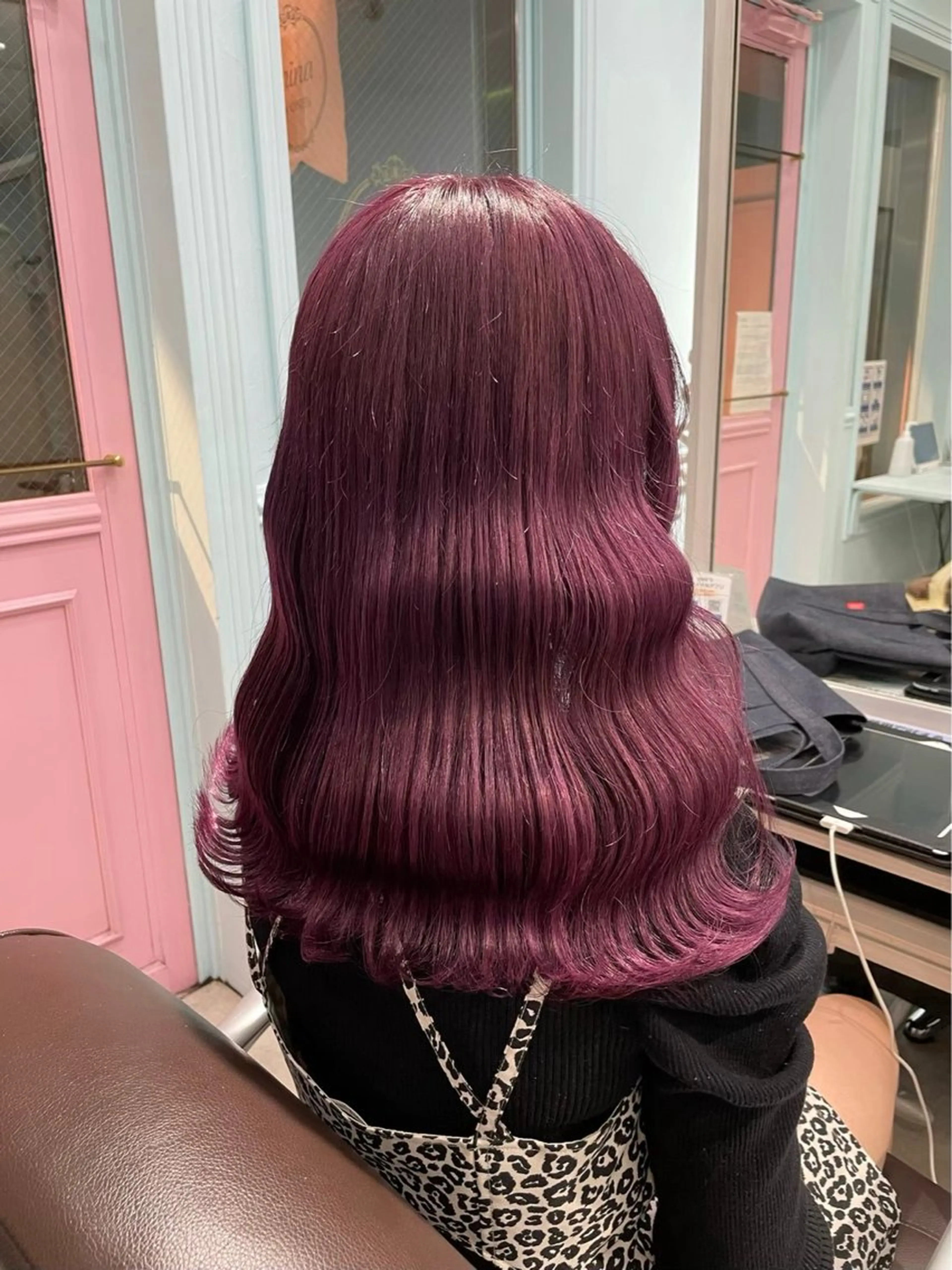 カラー pink hair 🩷mayu🩷のヘアスタイル