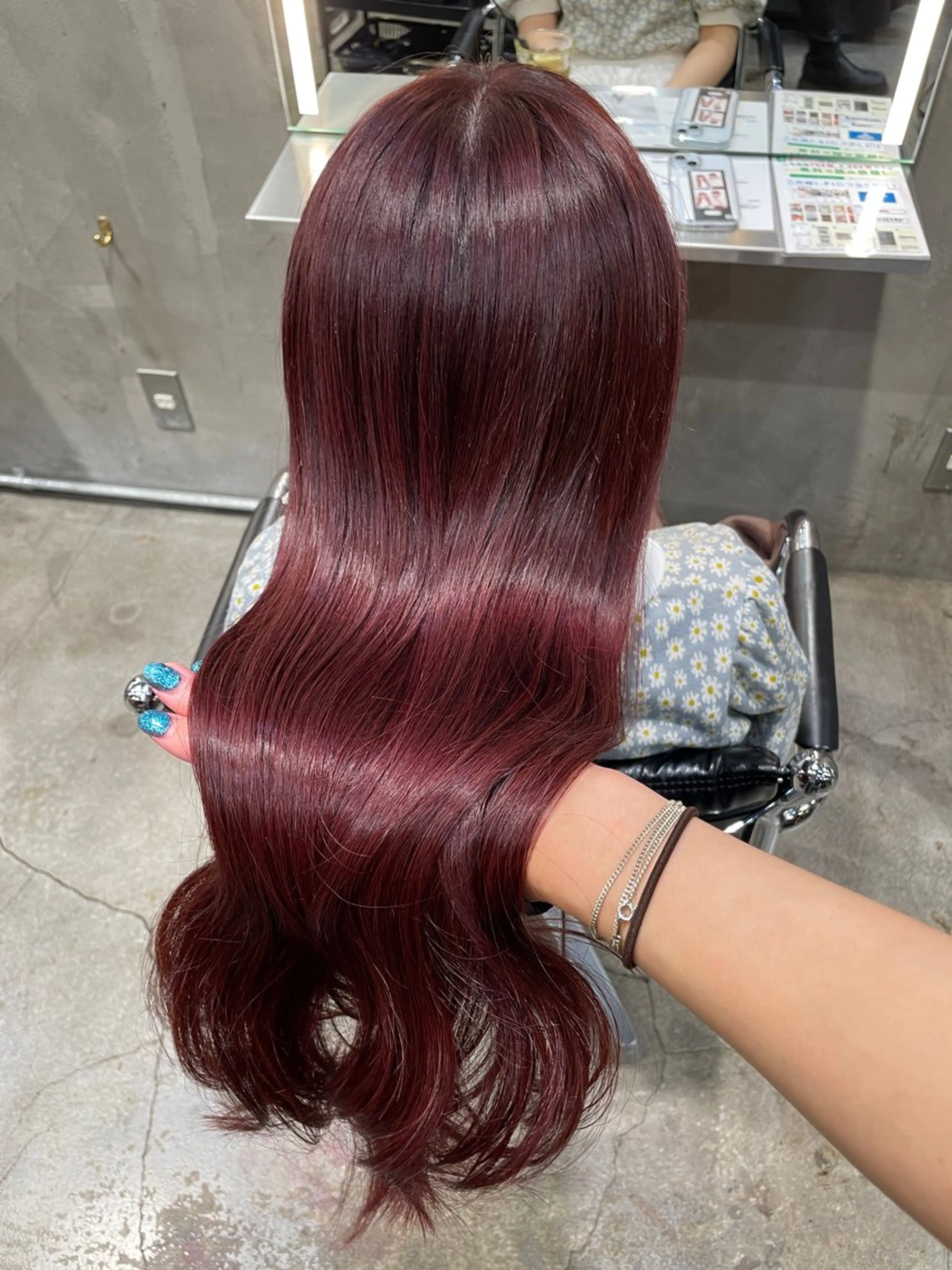 ロング カラー カット ヘアカラー トリートメント レイヤー/ 透明感カラー/マドカのヘアスタイル