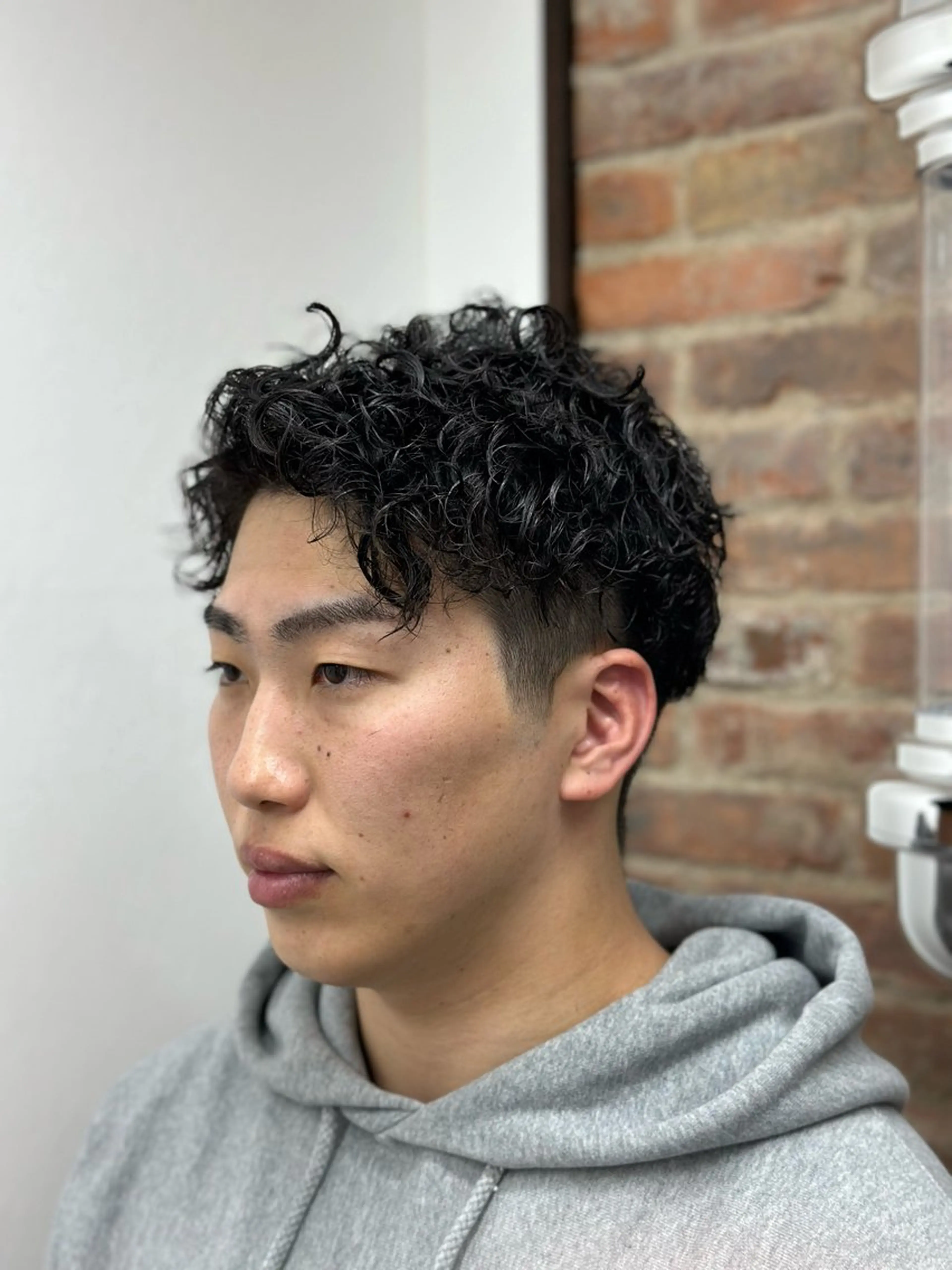 ショート パーマ メンズ 七澤 颯太のヘアスタイル