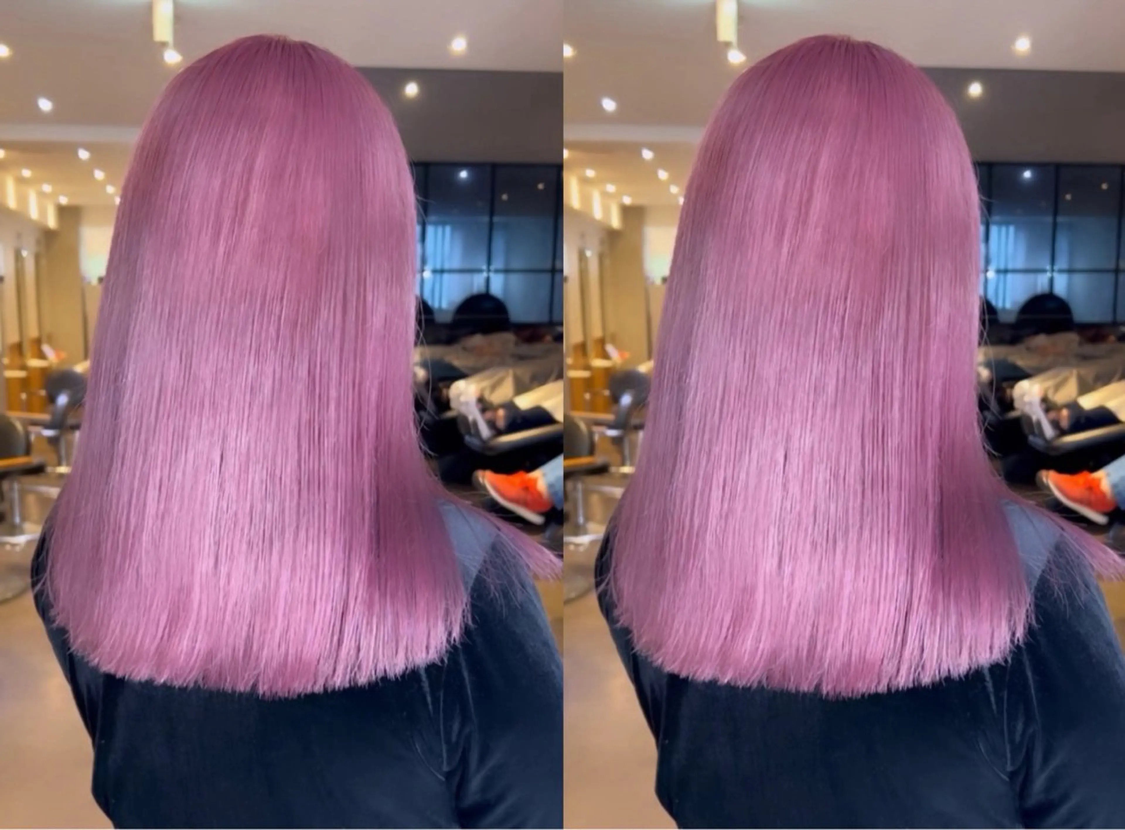 ミディアム カラー ハイトーンカラー ピンクカラー La fith hair charme所属・NOA🖤 / Shibuyaのヘアスタイル