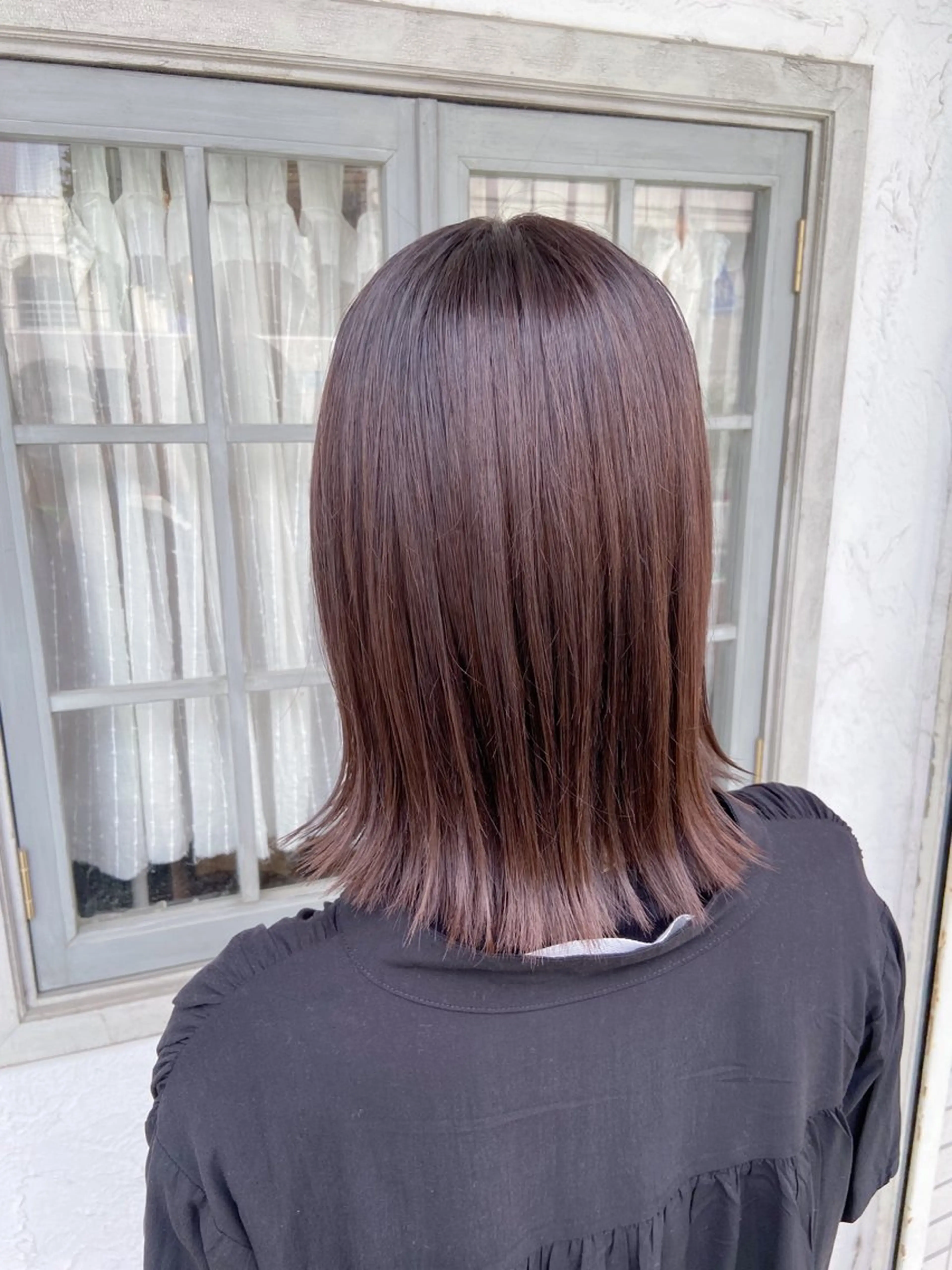 ミディアム 髪質改善 トリートメント 酸熱トリートメント トリートメント アメリラブヘアー 土屋　洋平のヘアスタイル