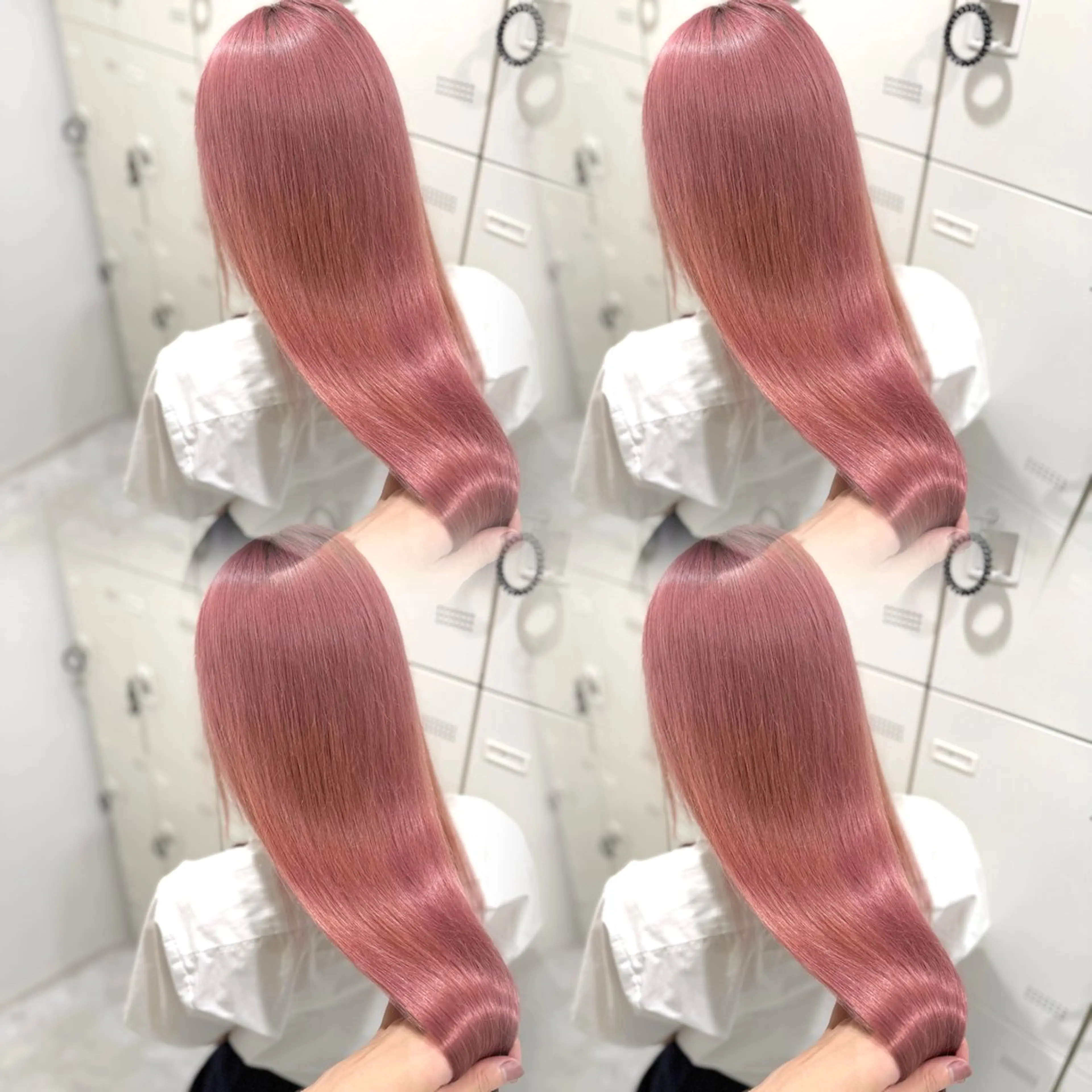 ロング カラー 🤍横浜ブリーチ /レイヤーカット🤍のヘアスタイル