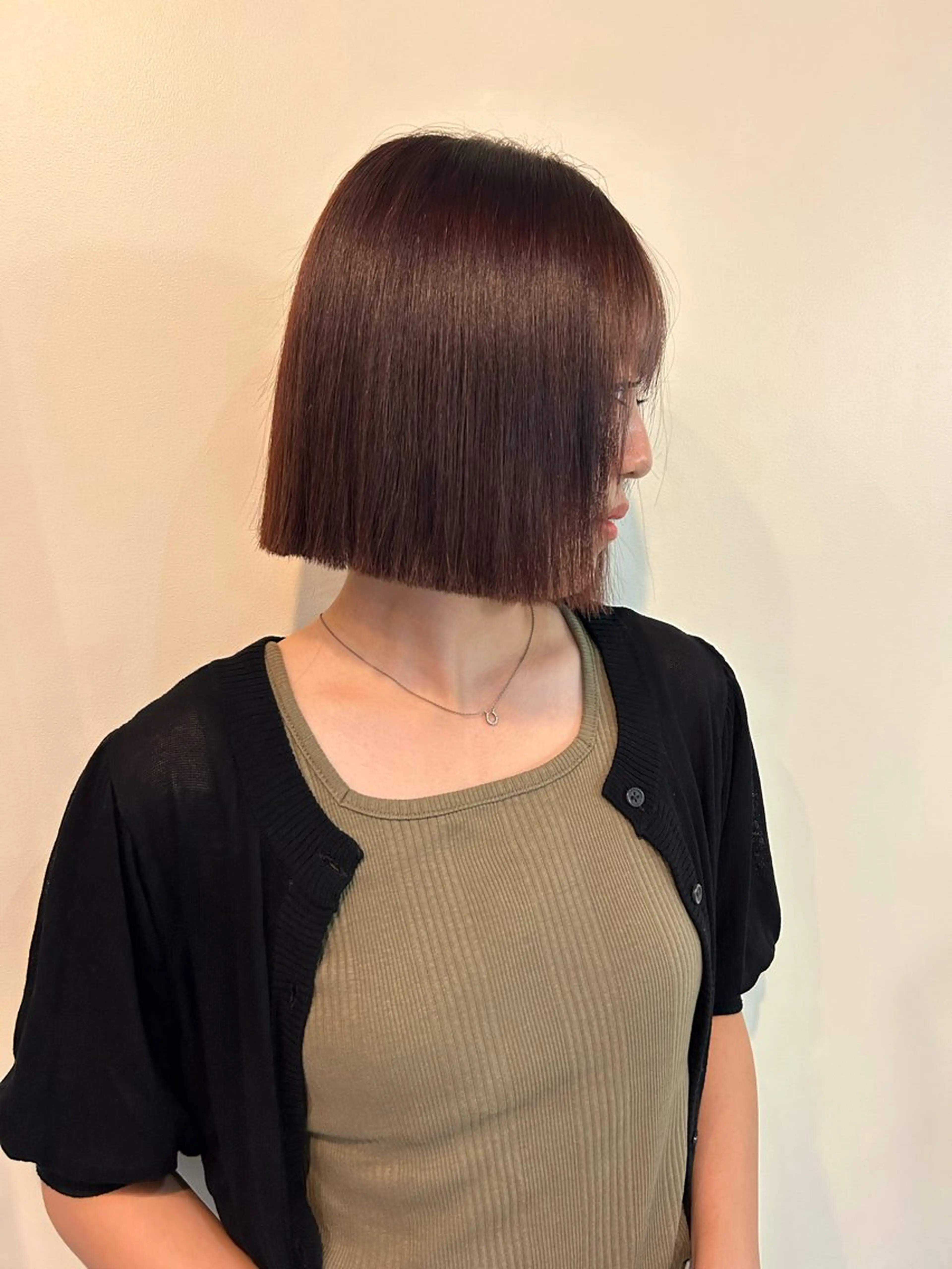 ショート カラー ブリーチ ブリーチなしカラー レイヤーカット/ルー ツカラー/EMIRIのヘアスタイル