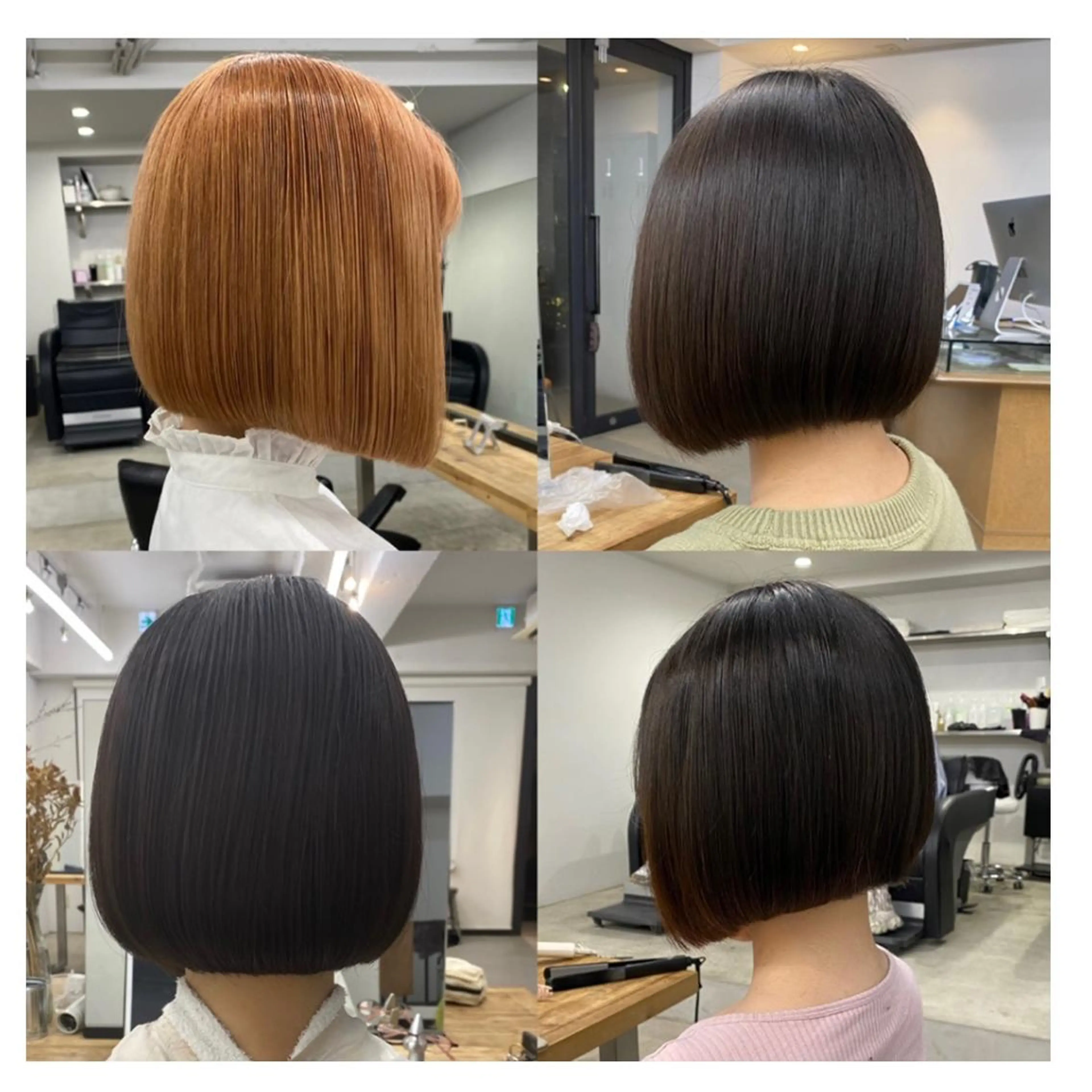 ショート ボブ tomoe 艶カラー💗🪽のヘアスタイル