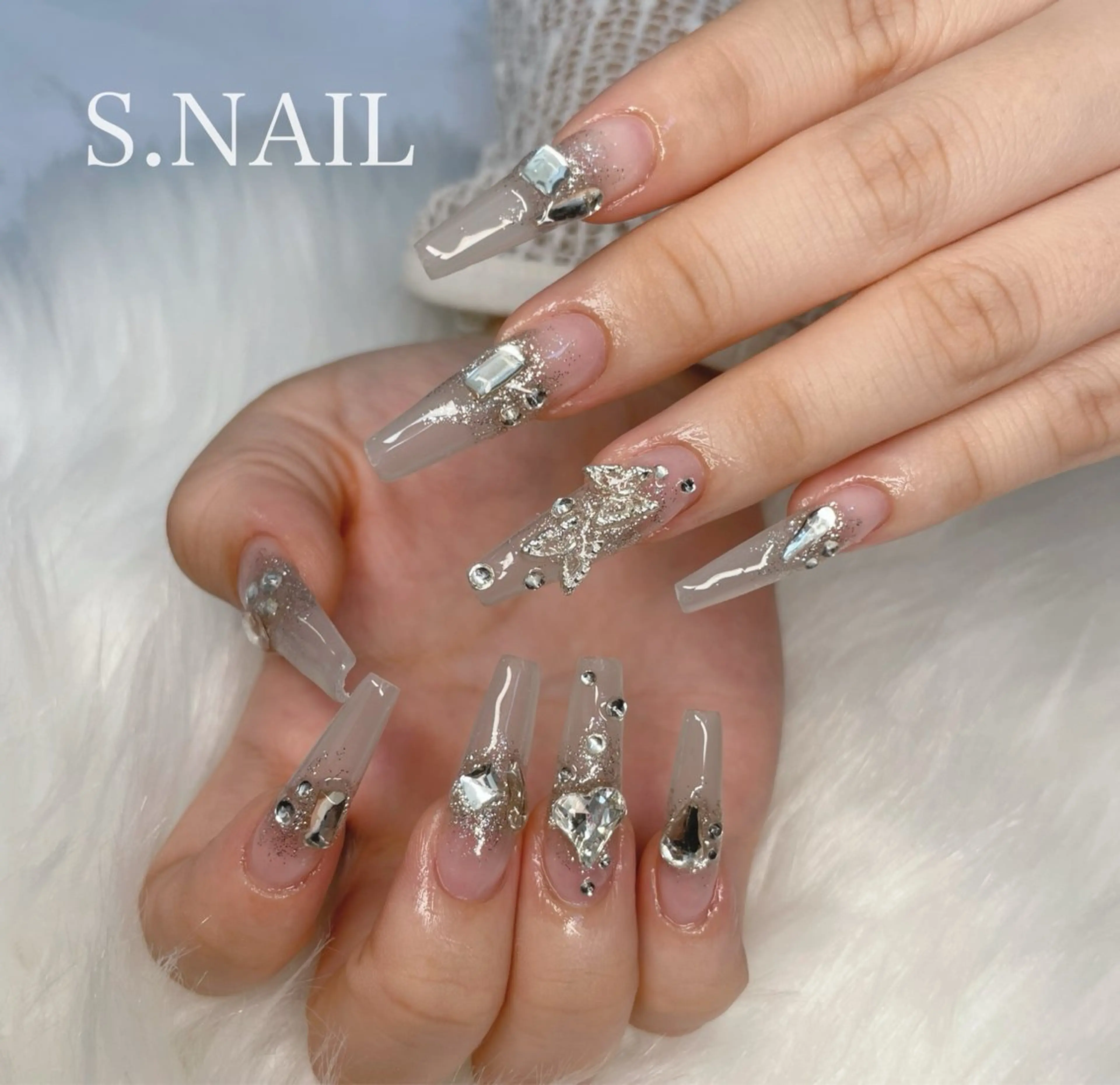 ネイル 持ち込み ハンドネイル S♡NAIL所属・S.NAIL Suuのネイルデザイン