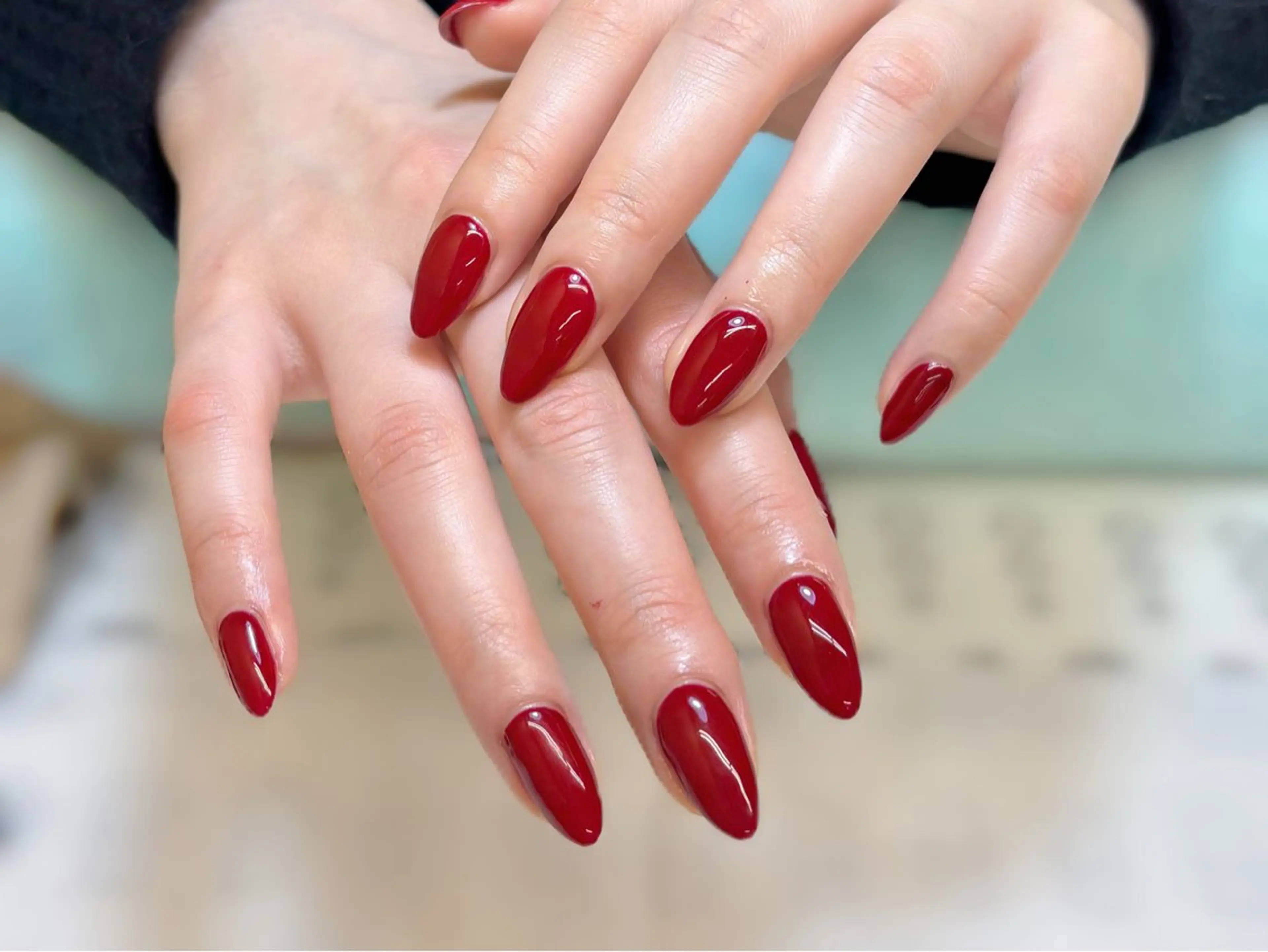ネイル 赤色 Alisa nail Timiのネイルデザイン