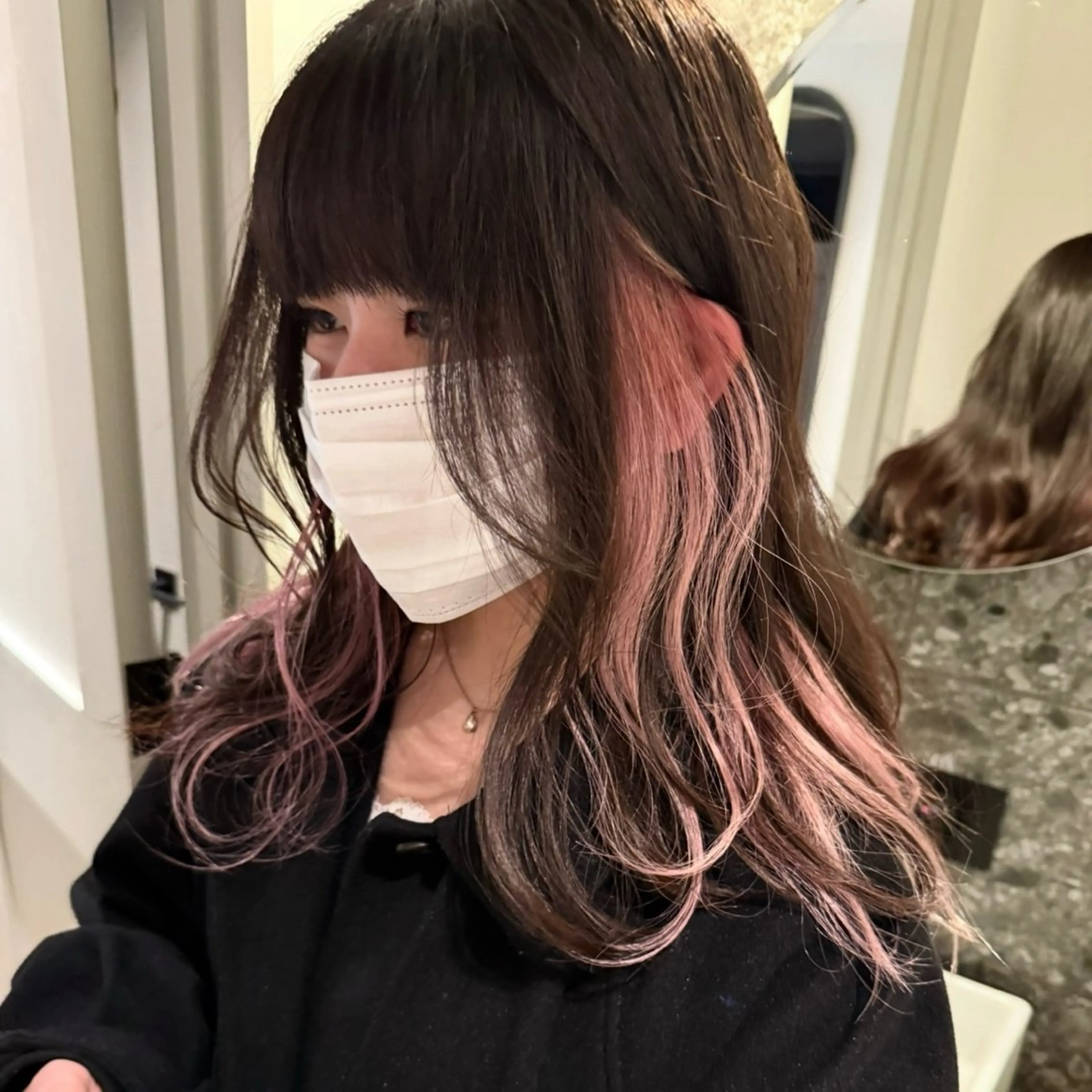 インナーカラーの写真