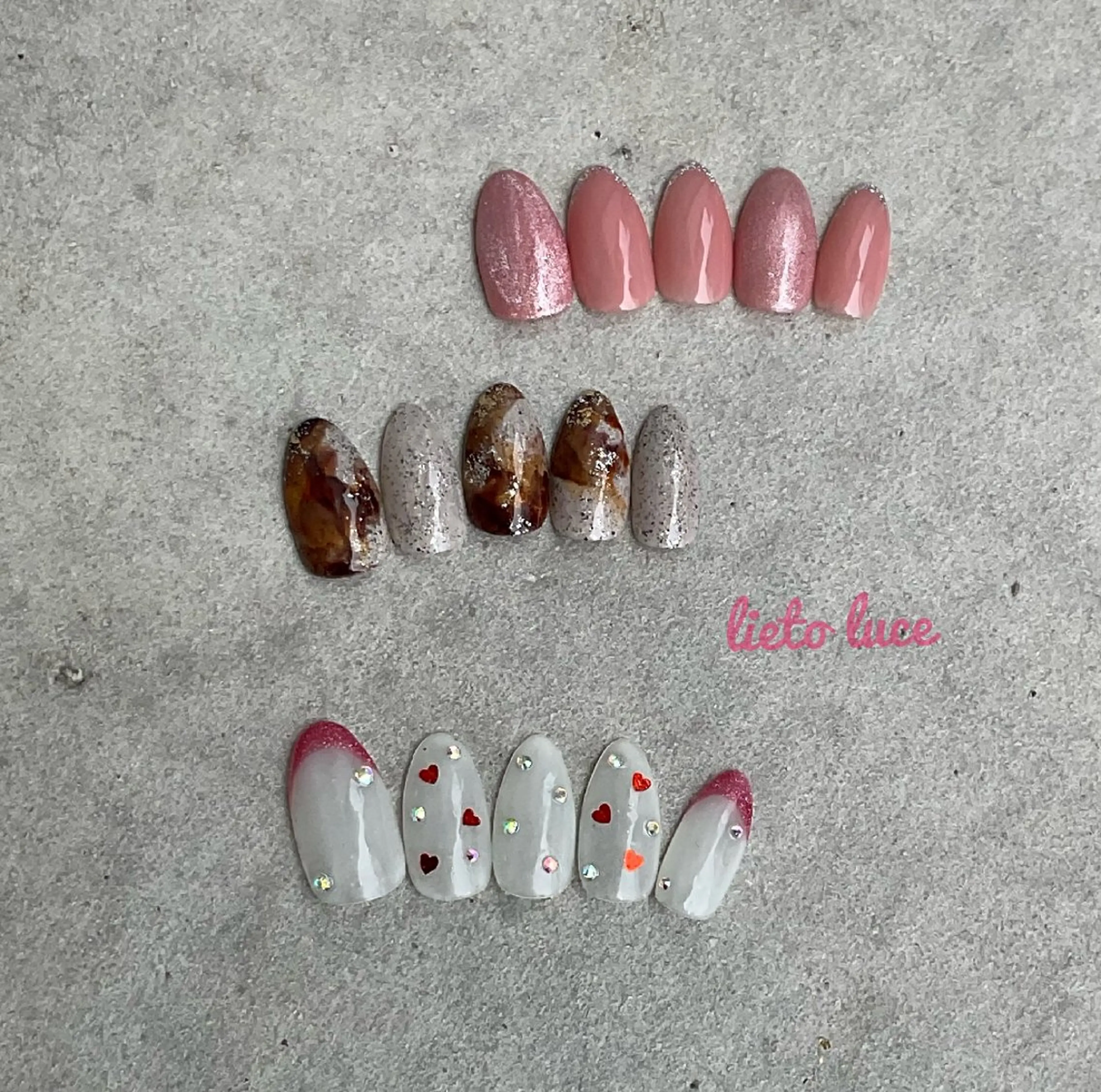 ネイル ニュアンスネイル ハンドネイル lieto luce Yukaのネイルデザイン