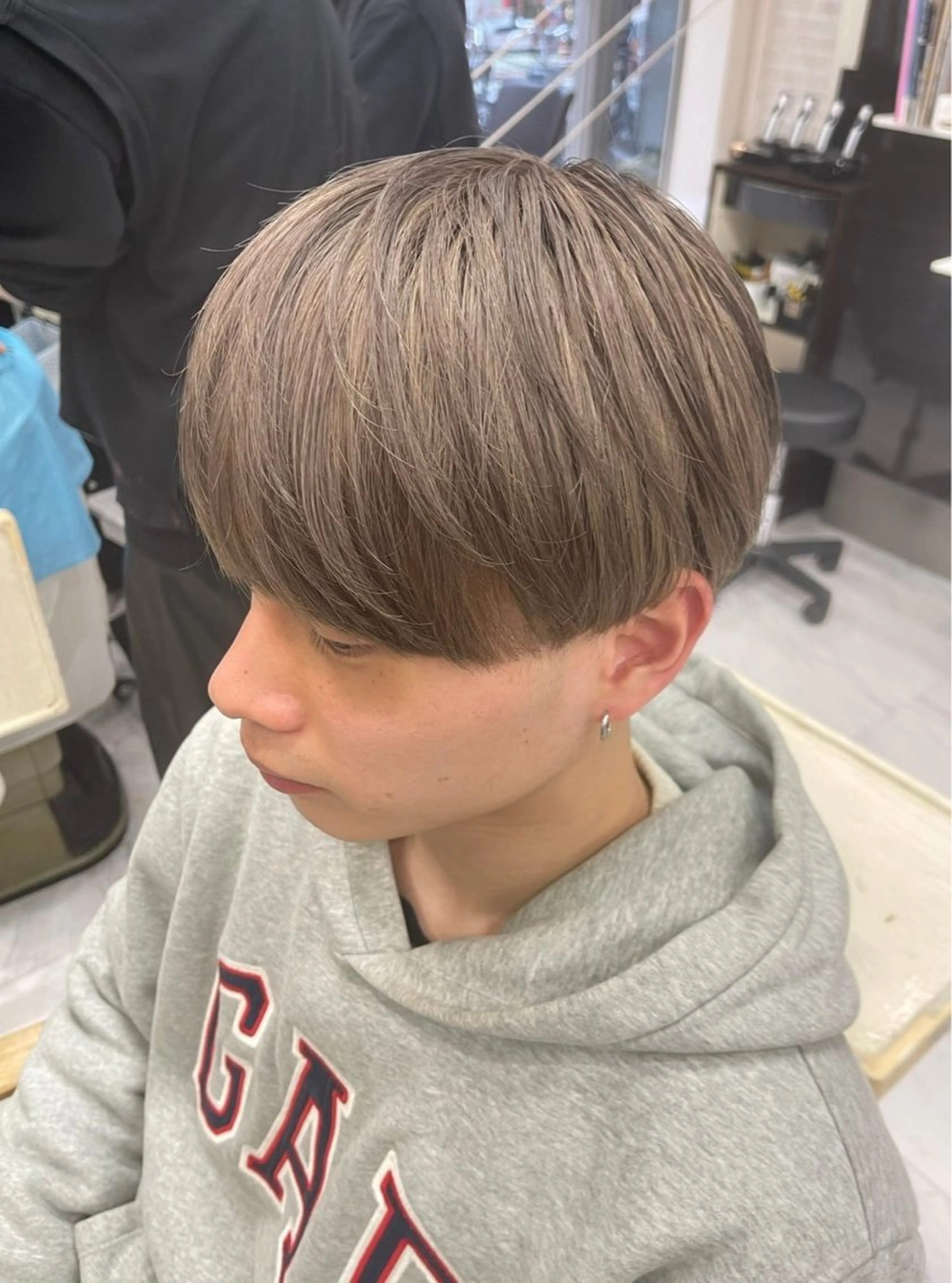 メンズ ☘️上村 歩夢☘️ メンズカットモデルのヘアスタイル