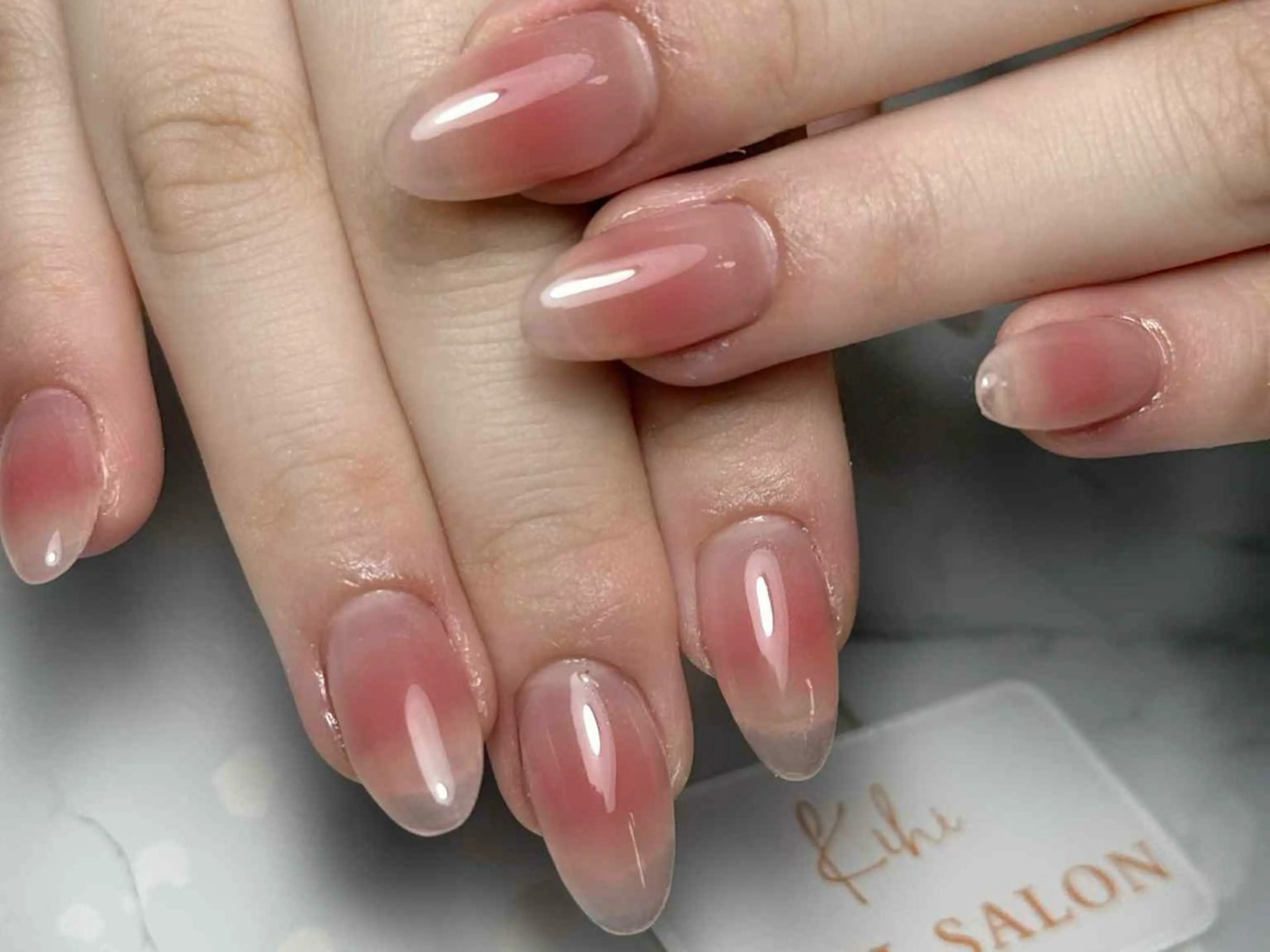 ネイル アートネイル フレンチネイル ジェルネイル グラデーション 韓国ネイル ハンドネイル ハンドケア Nail Salon Kihi さくらのネイルデザイン