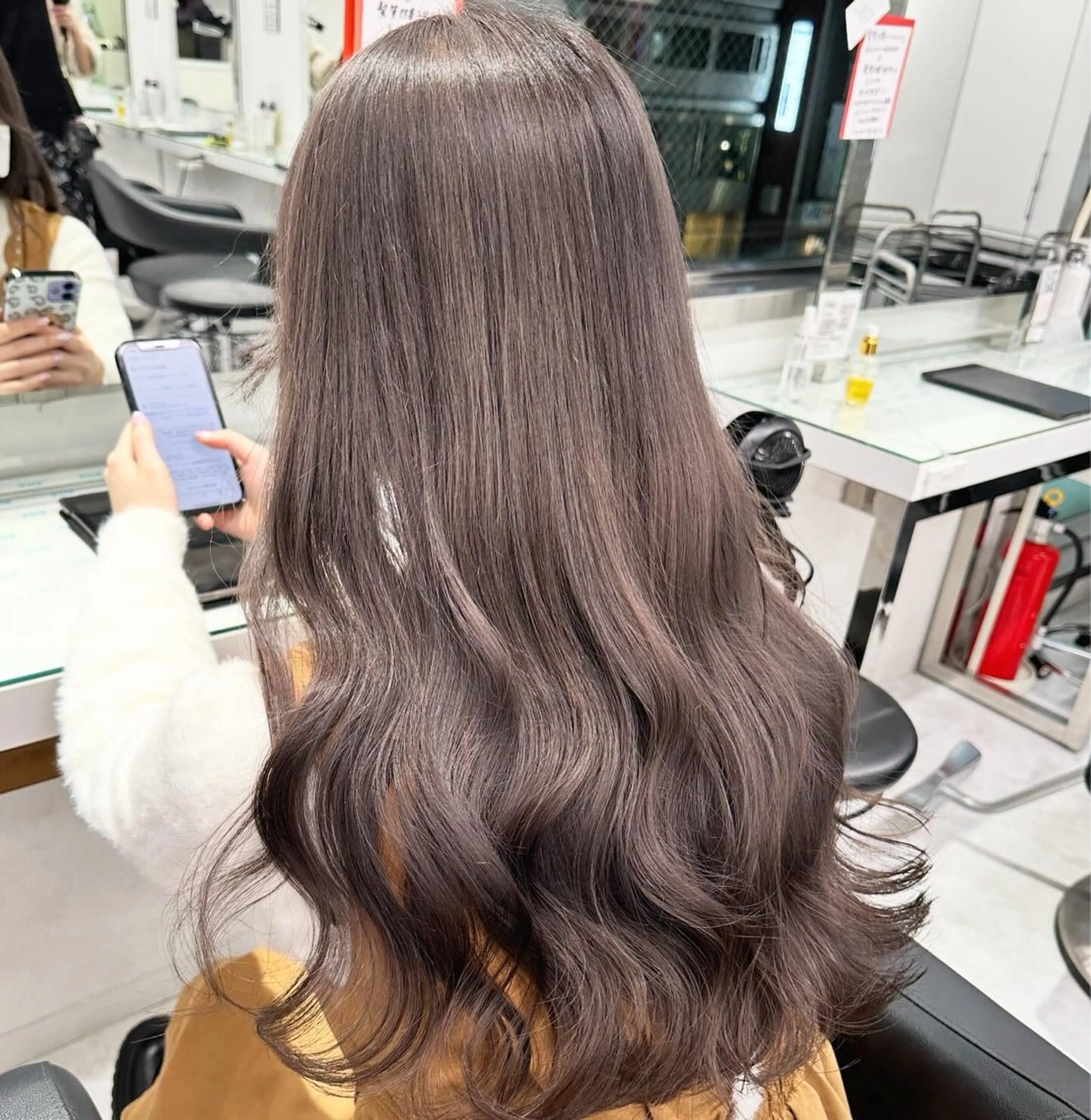カラー マンツーマン/原宿/ 透明感カラー⭐️のヘアスタイル