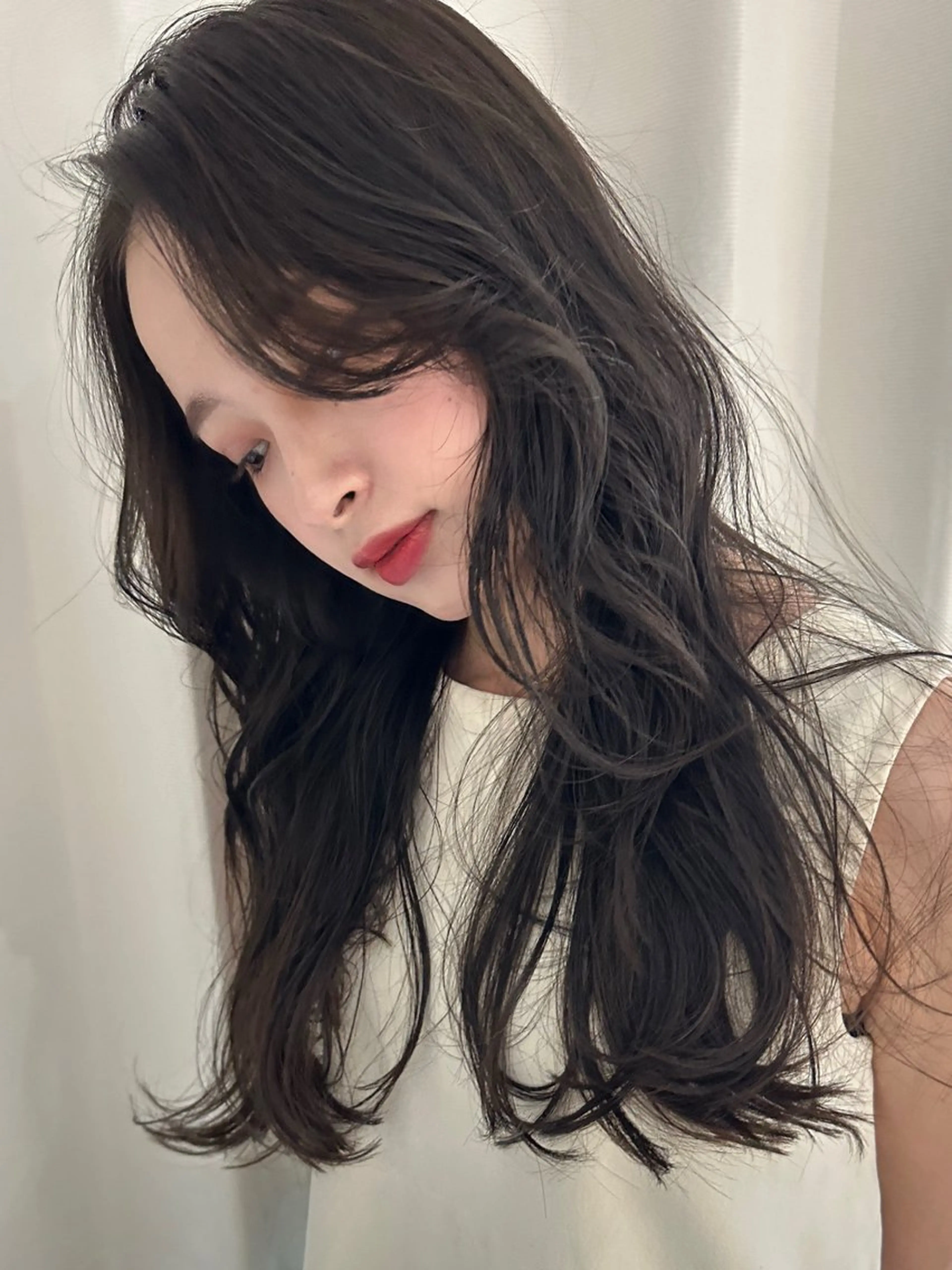 ロング カット ヘアカラー トリートメント miri.. 久留米　国分のヘアスタイル