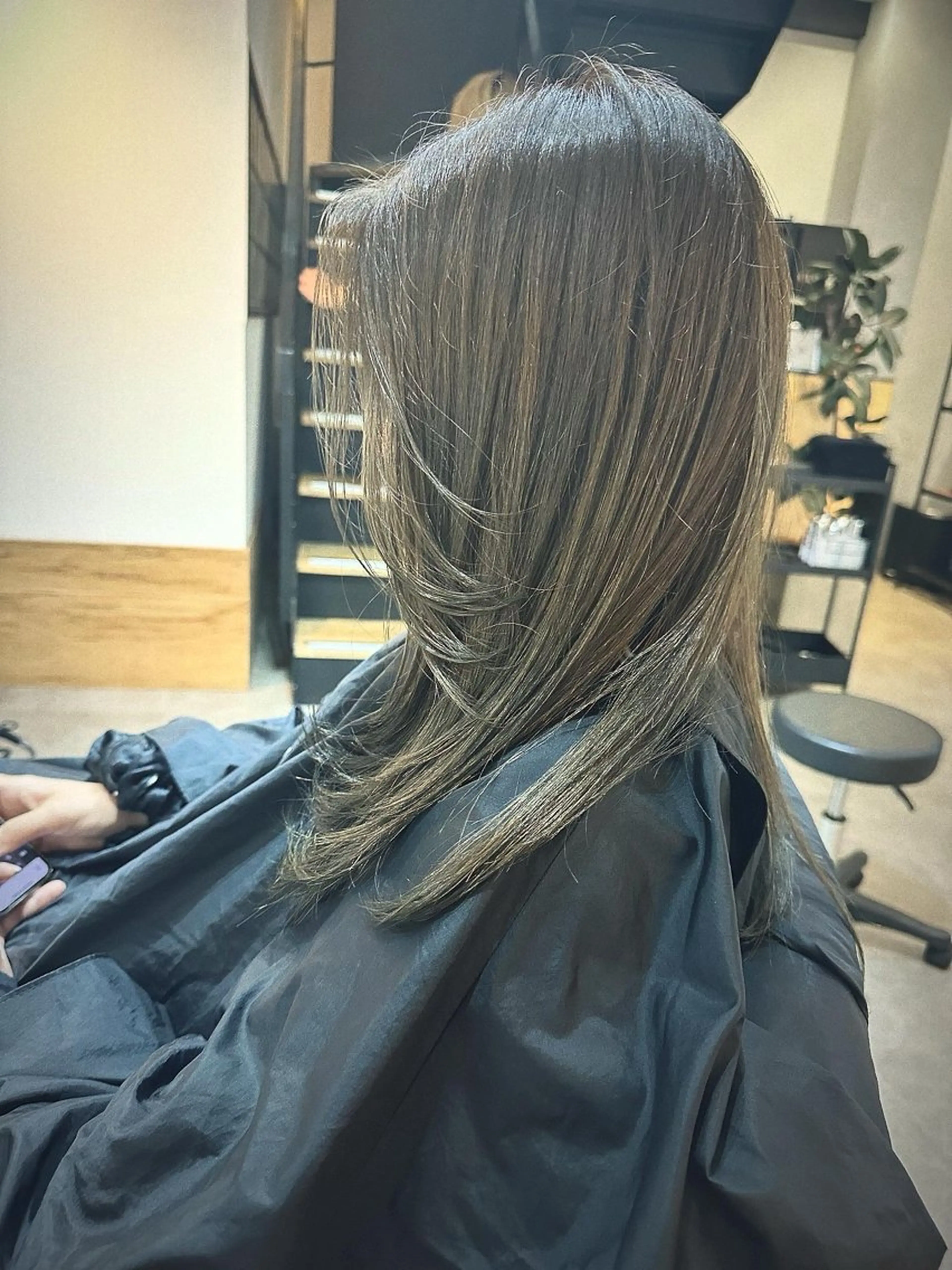 カラー ベージュカラー オリーブベージュ ヘアカラー towa 豊中店 【髪質改善/ショートボブ/レイヤーカット】所属・川添 一生のヘアスタイル