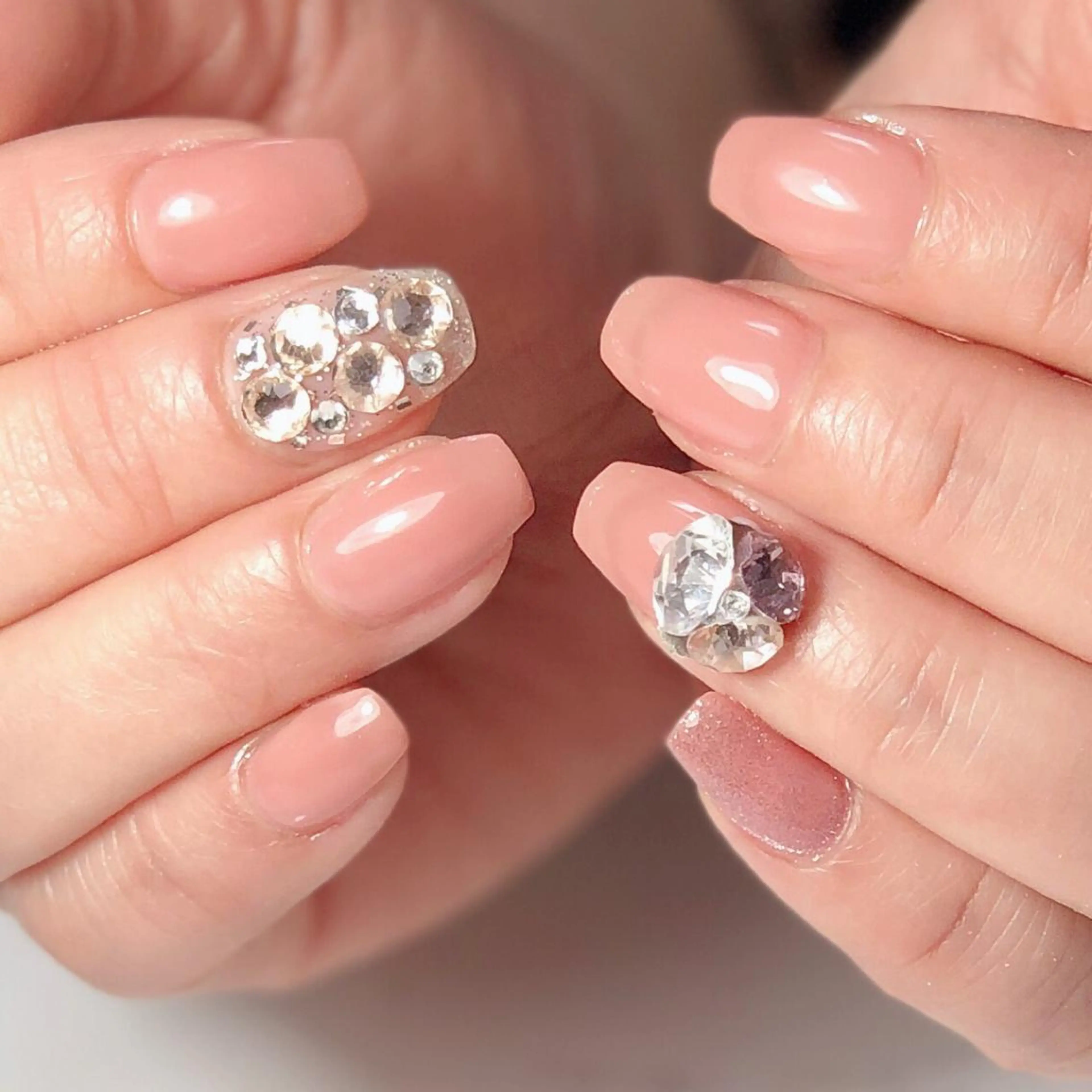 ネイル アートネイル チークネイル ジェルネイル マグネットネイル オフィスネイル 辻野 和枝のネイルデザイン