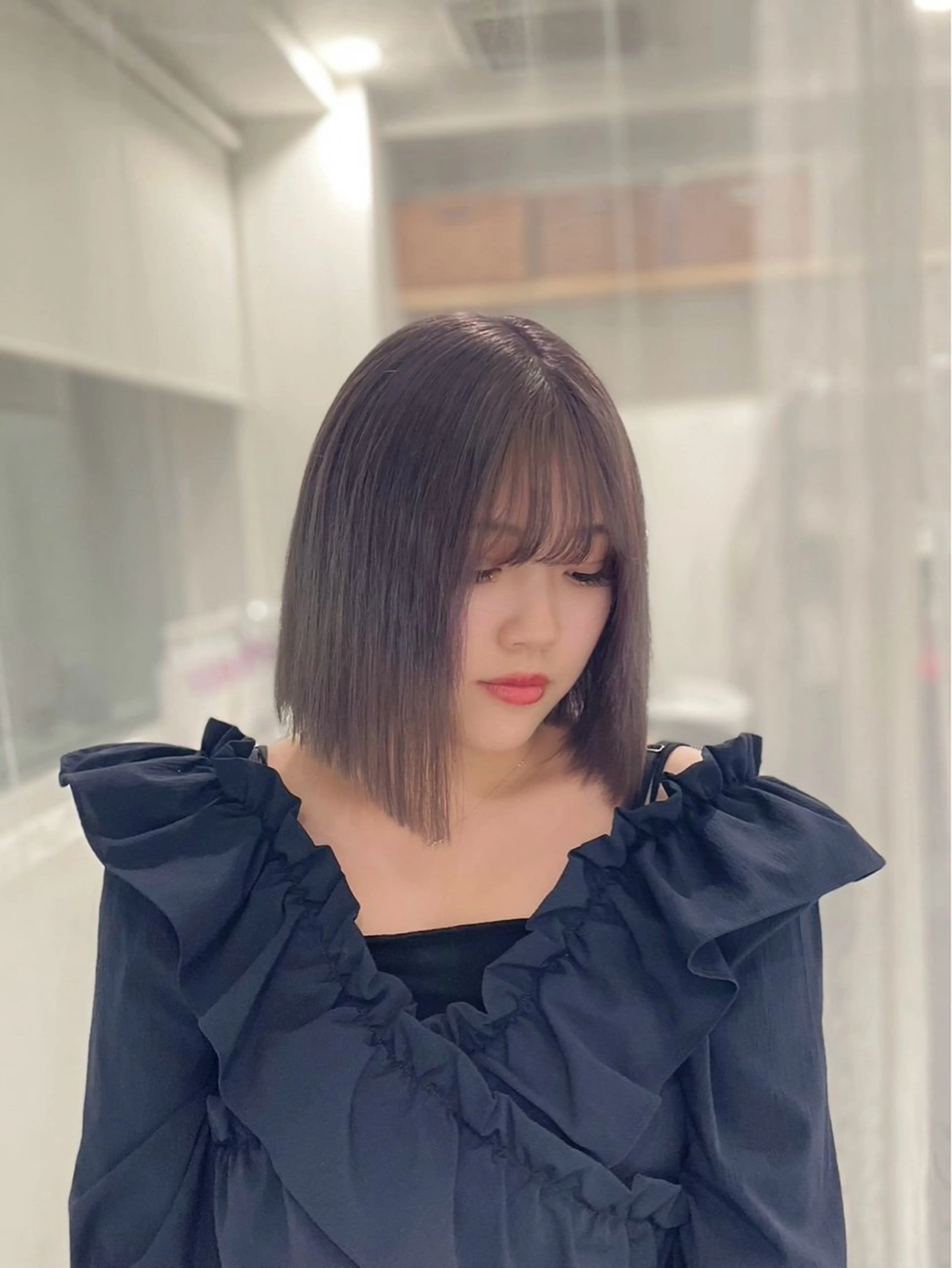 ミディアム カラー ヘアカラー kalahair Yukaのヘアスタイル