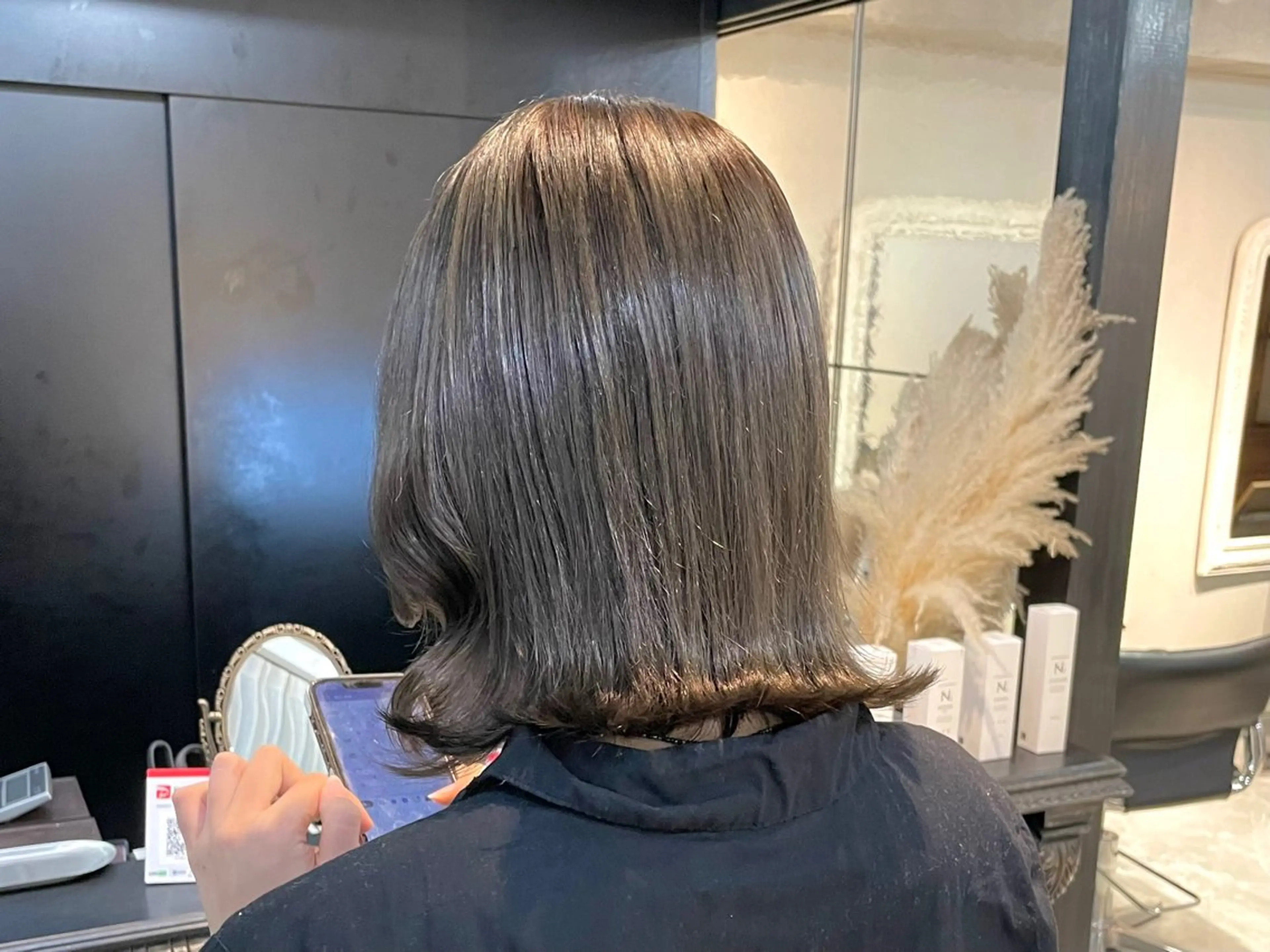セミロング カラー ✨メンズ縮毛モデル 募集✨イブキのヘアスタイル