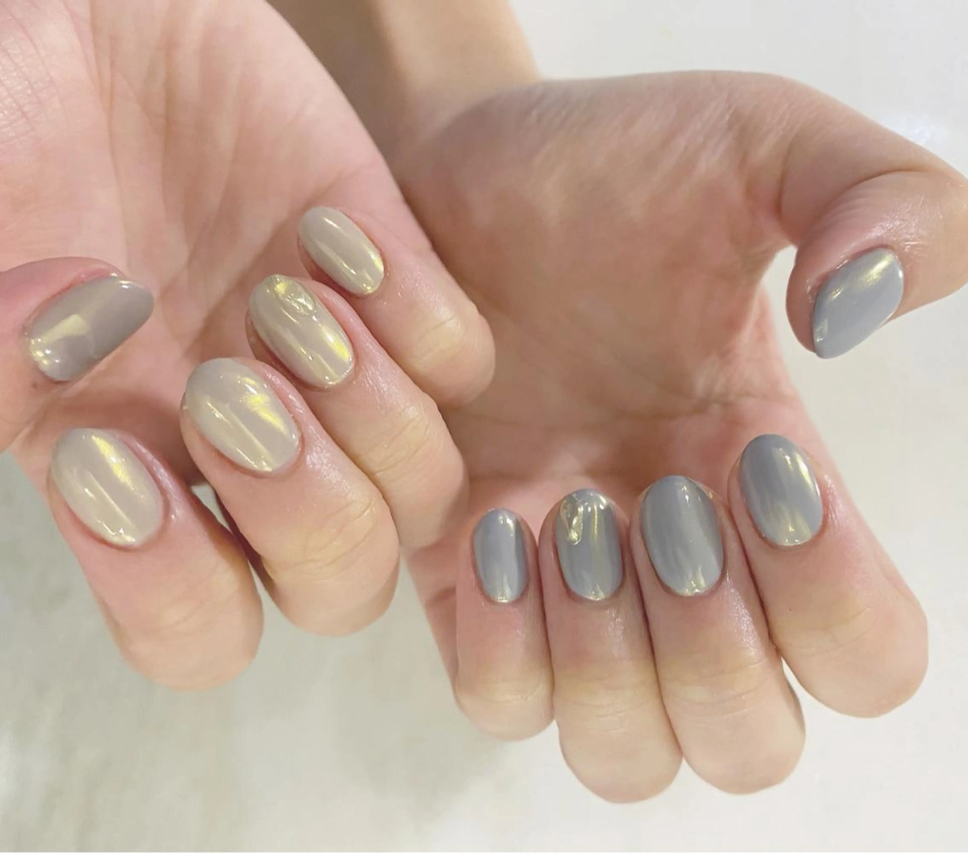 カラー ネイル ミラーネイル private nail salon   crystal ⭐︎ color所属・crystal ⭐︎ colorのネイルデザイン