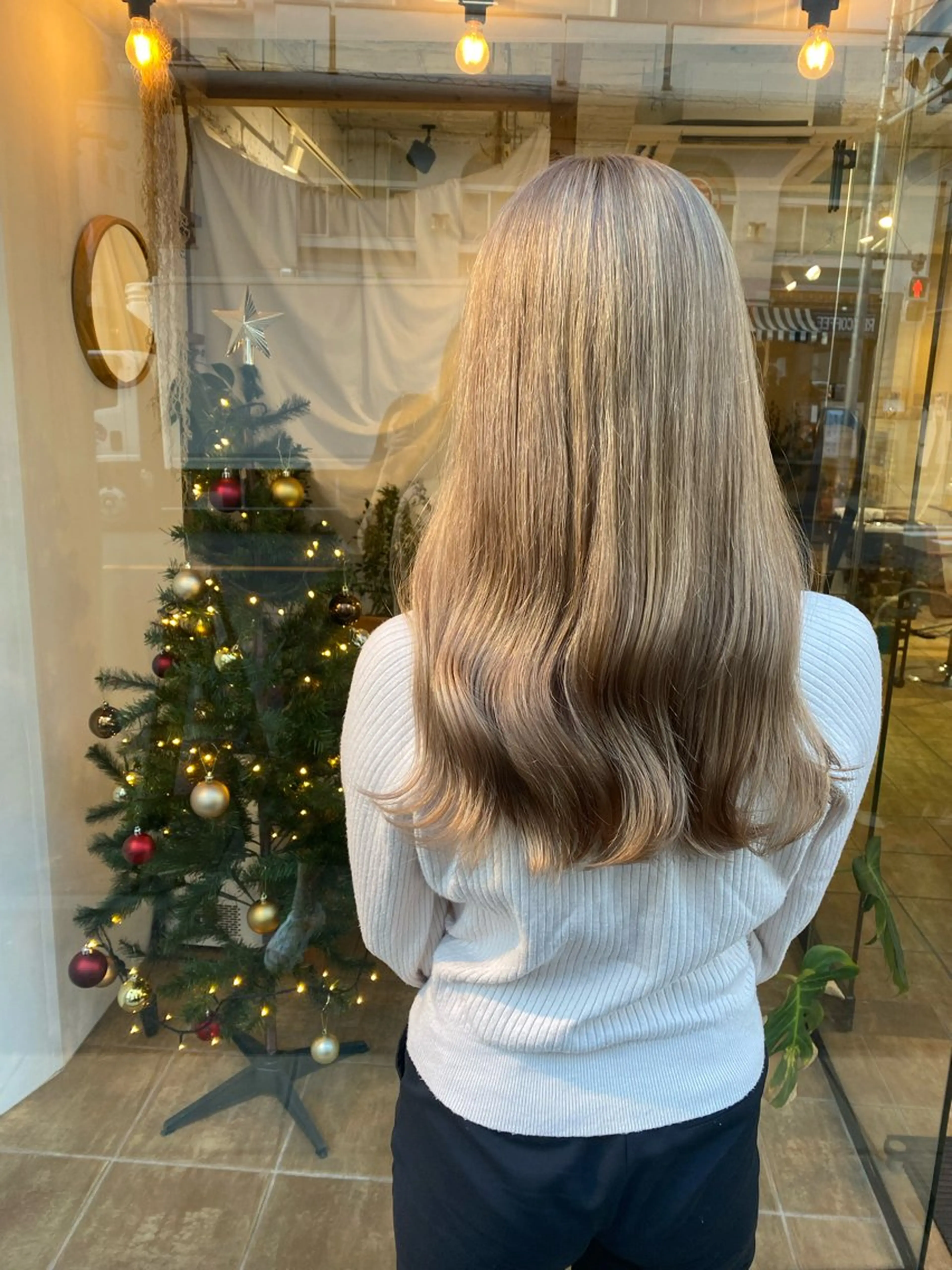 ロング カラー Joule銀座 石山あやのヘアスタイル