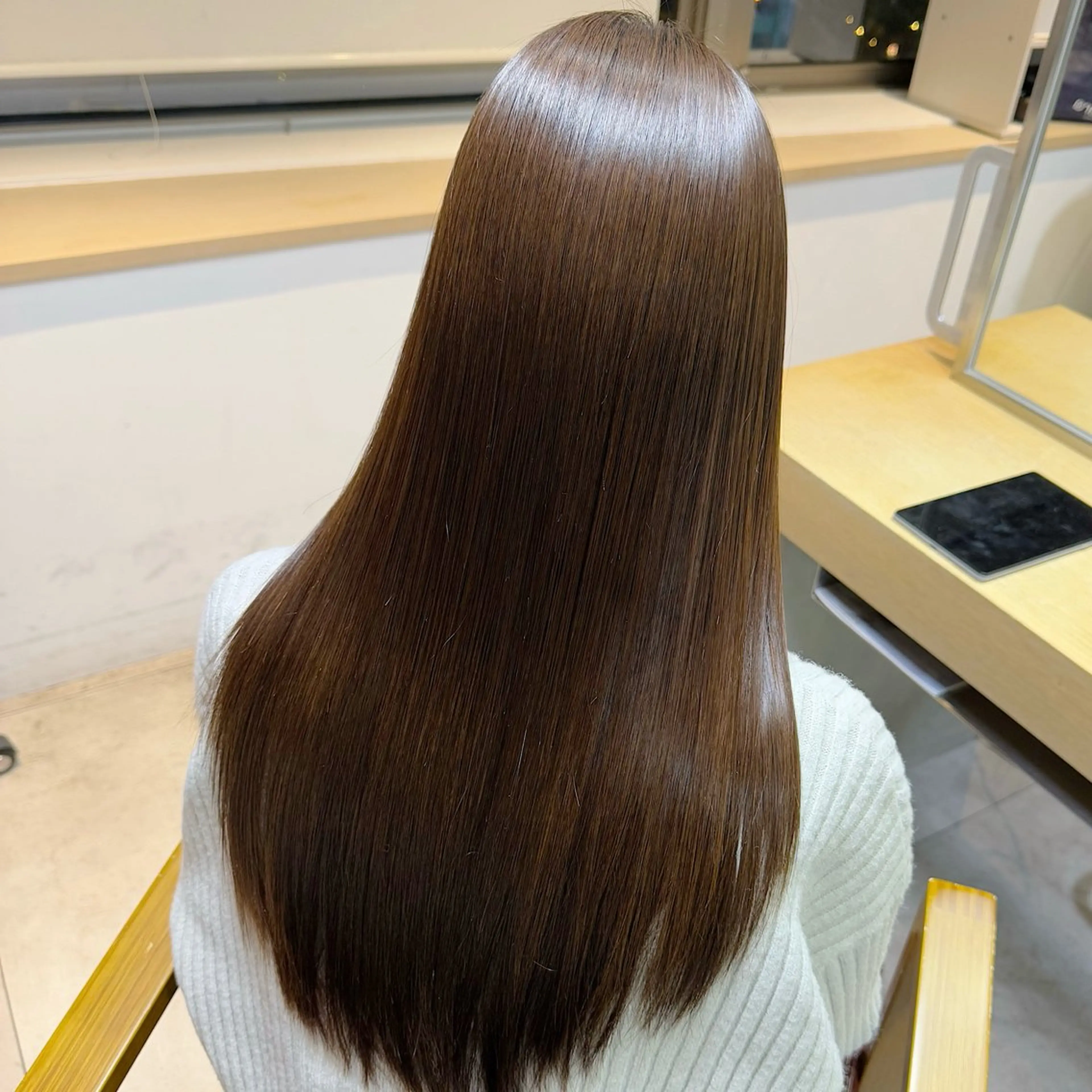 レディースカット＋縮毛矯正＋ナノバブルシャンプー🫧の写真