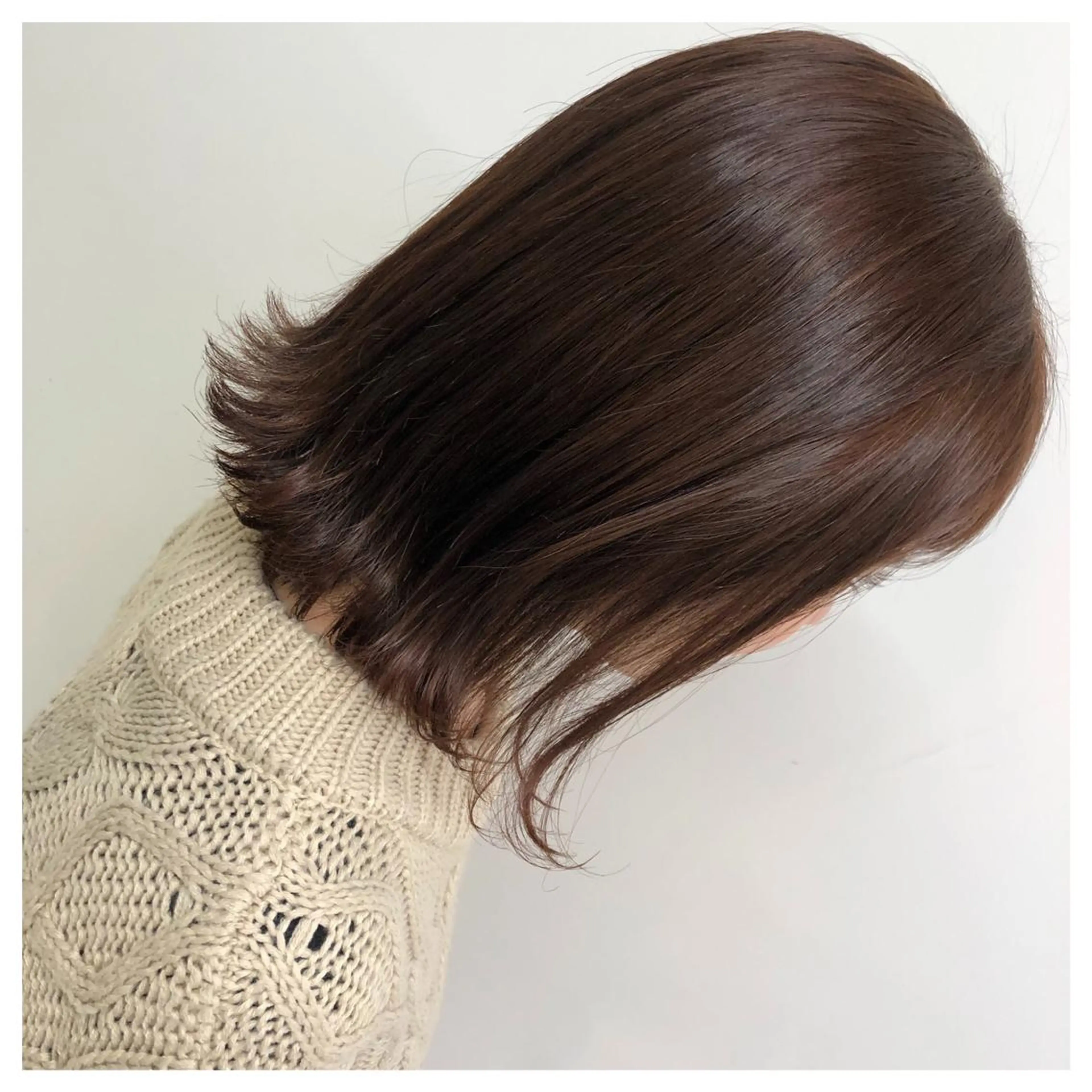 ショート カラー パーマ グレージュ ミルクティーグレージュ ボブ ♡透け感カラー 大賀哲平♡のヘアスタイル